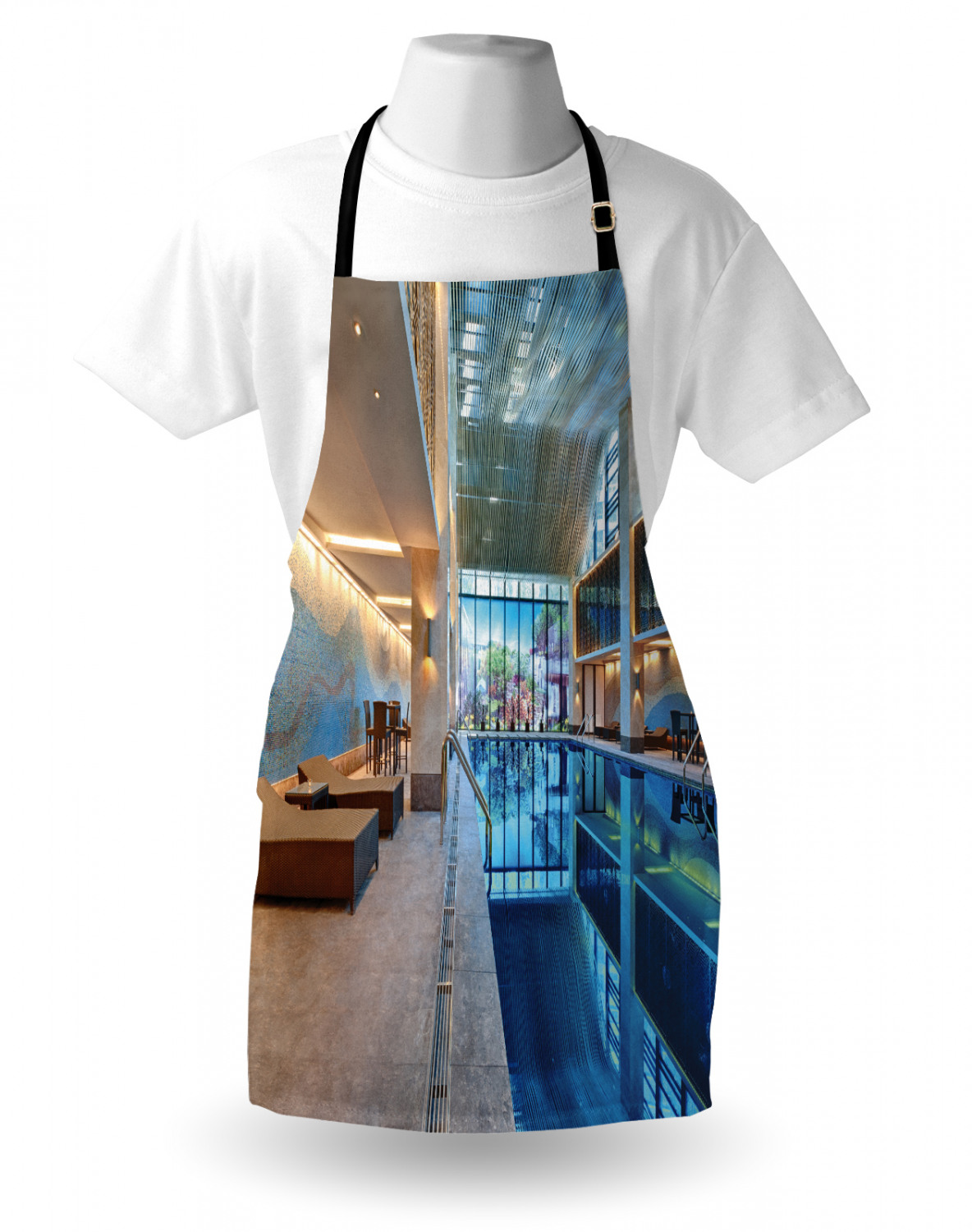 Keep Calm Apron Unisex Kitchen Bib with Adjustable Neck for Cooking Gardening