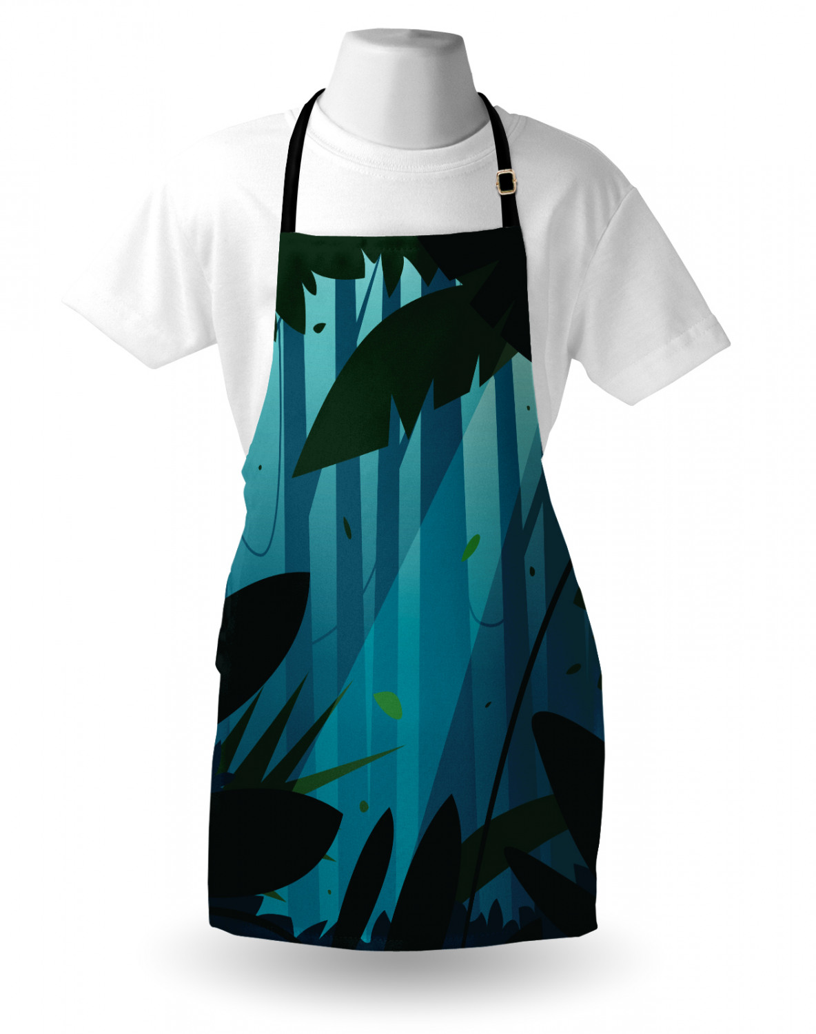 Details about  / Ambesonne Apron Bib with Adjustable Neck for Gardening Cooking Clear Image