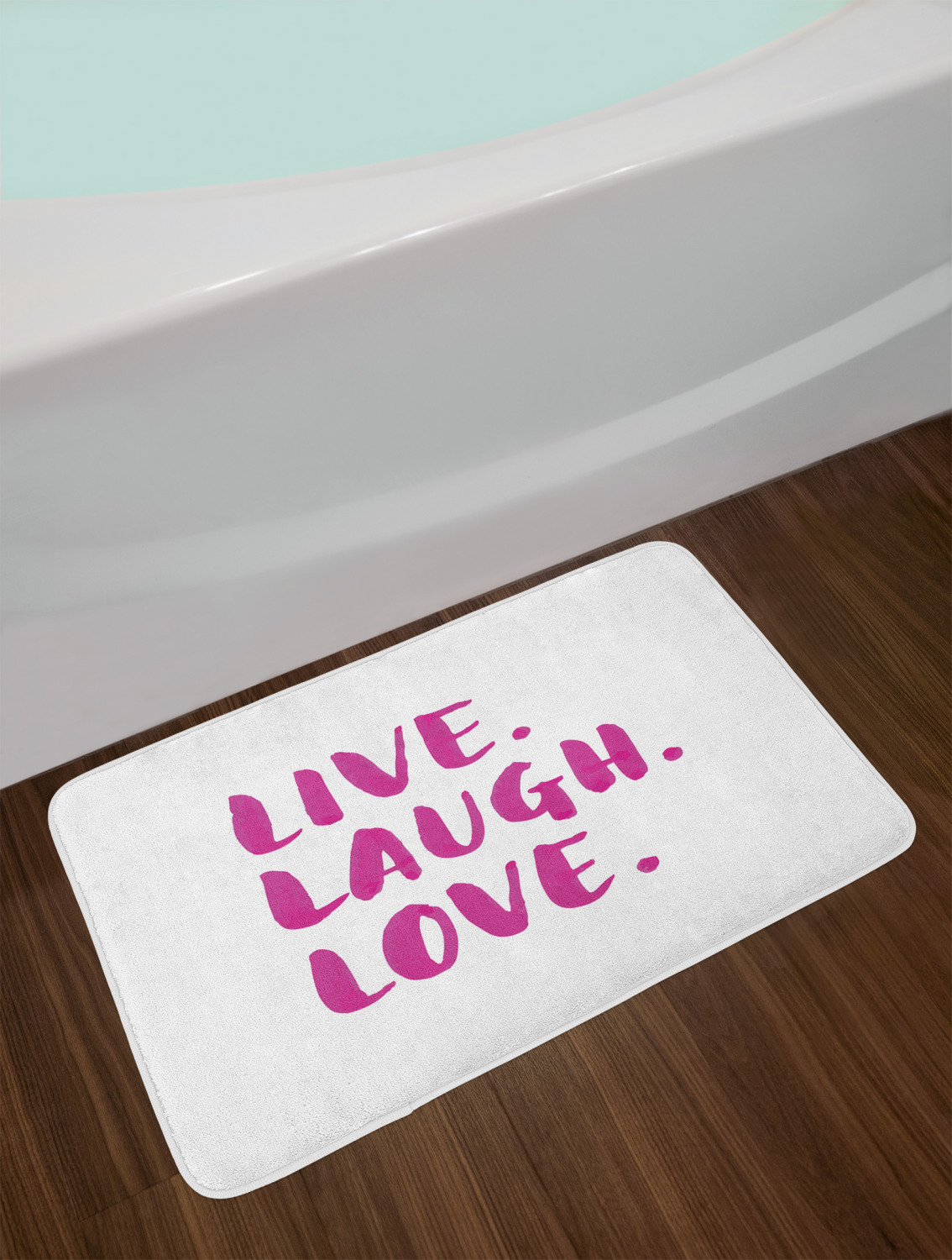 Details about   City Love Bath Mat Bathroom Home Decor Plush Non-Slip Mat 29.5" X 17.5"
