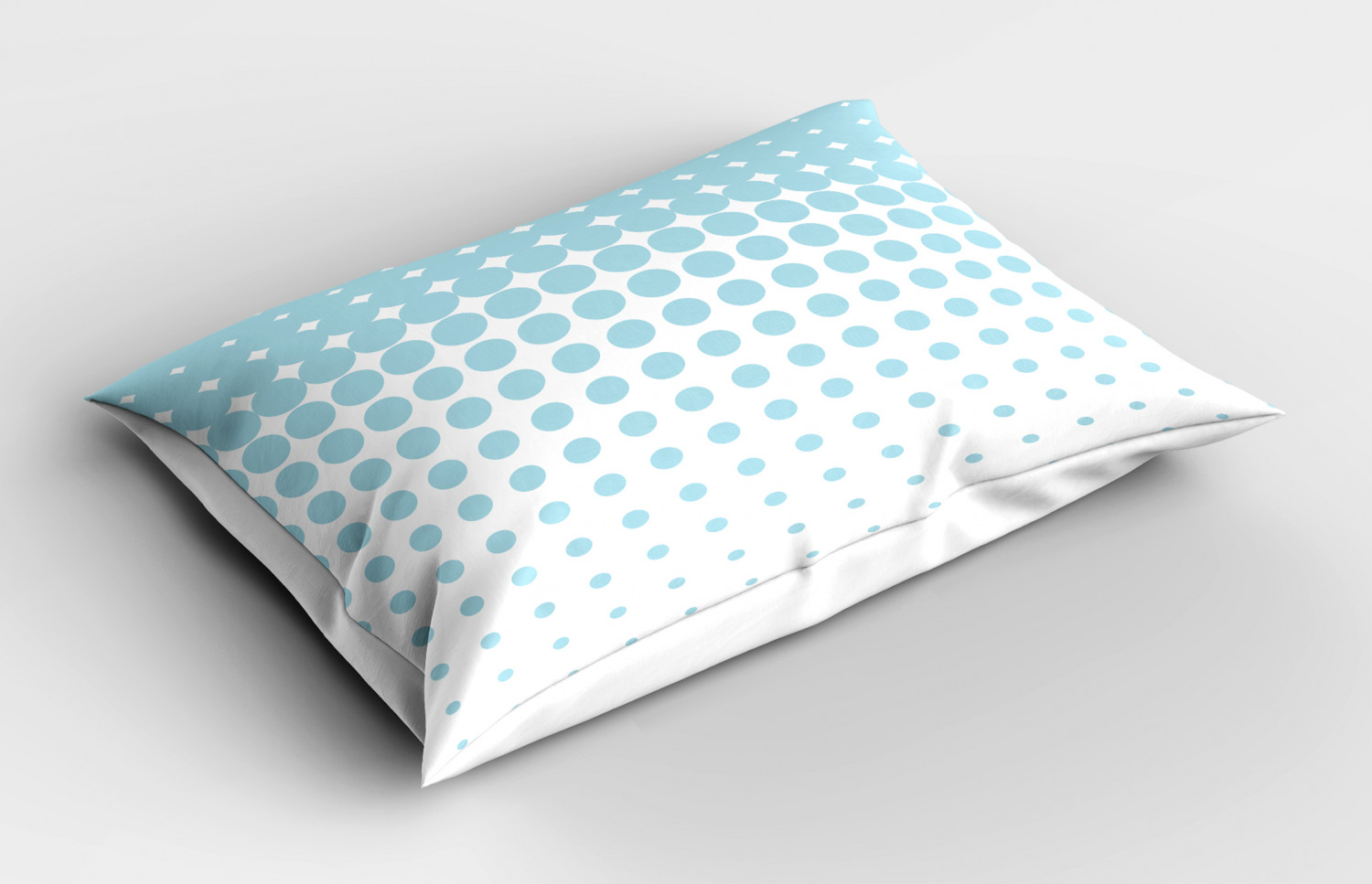 Vintage Blue Pillow Sham Decorative Pillowcase 3 Sizes for Bedroom Decor