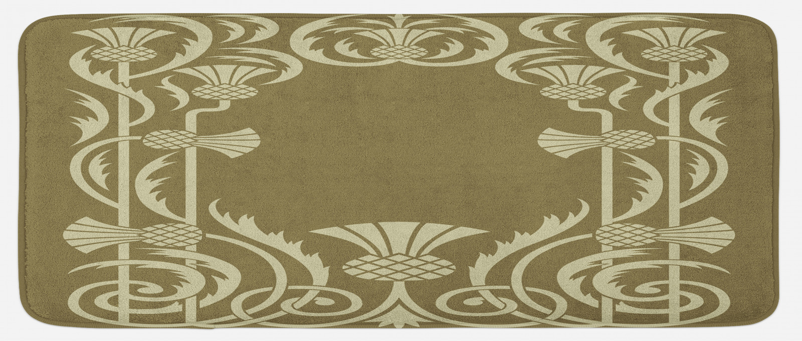 Jugendstil Küchenmatte Ananas-Border
