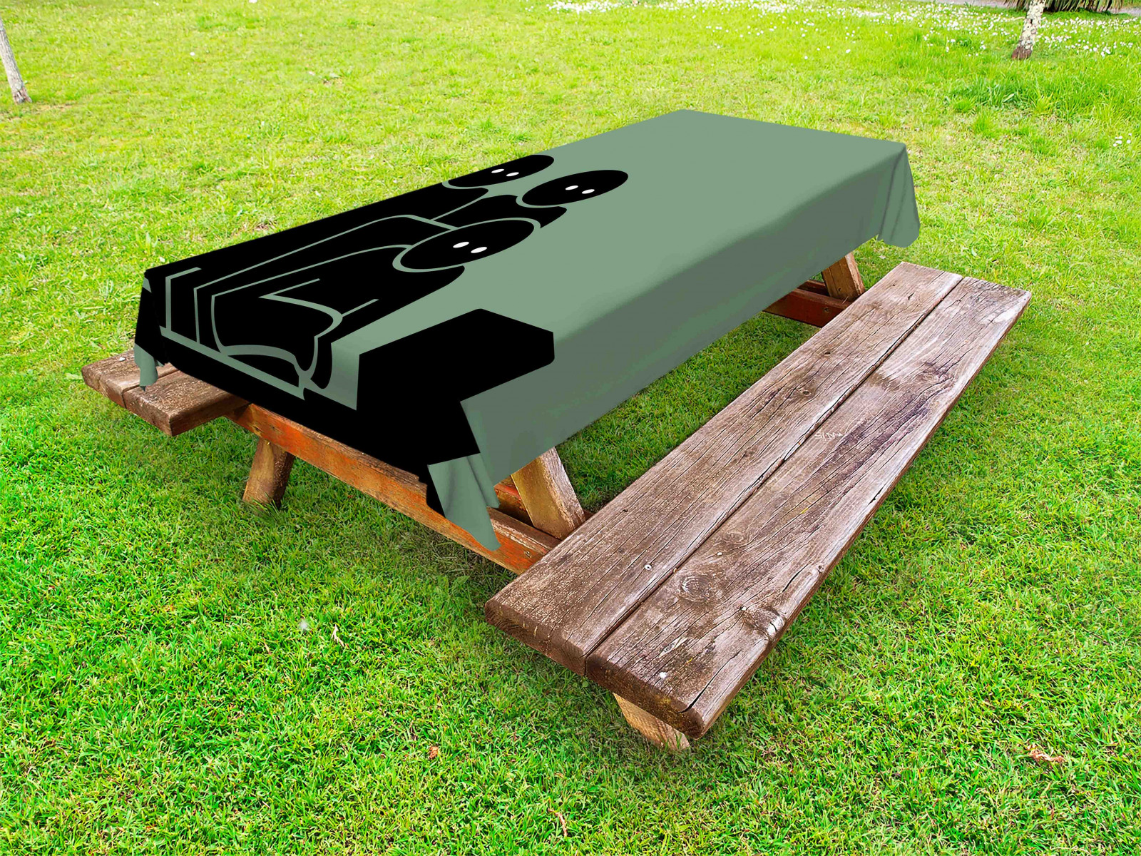 Wunderlich Outdoor Tischdecke Büro Fun Arbeits Garten Stoff Digitaldruck - Bild 1 von 3