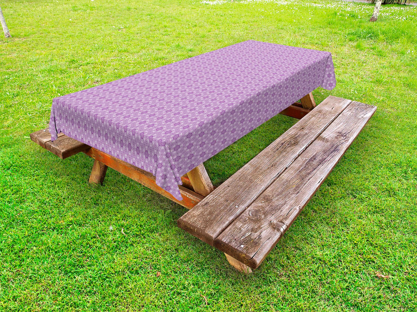 Geometrisch Outdoor Tischdecke Abstrakte Kirsche Muster Gartentisch Servietten