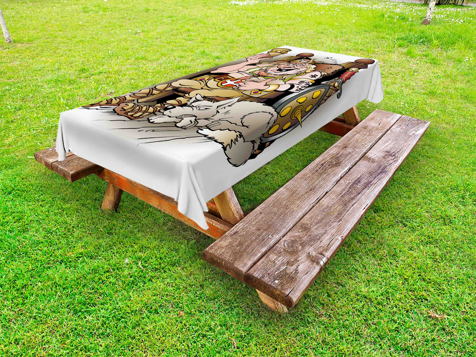 König Outdoor Tischdecke Norwegen skandinavischen Königs Gartentisch Servietten - Bild 1 von 3