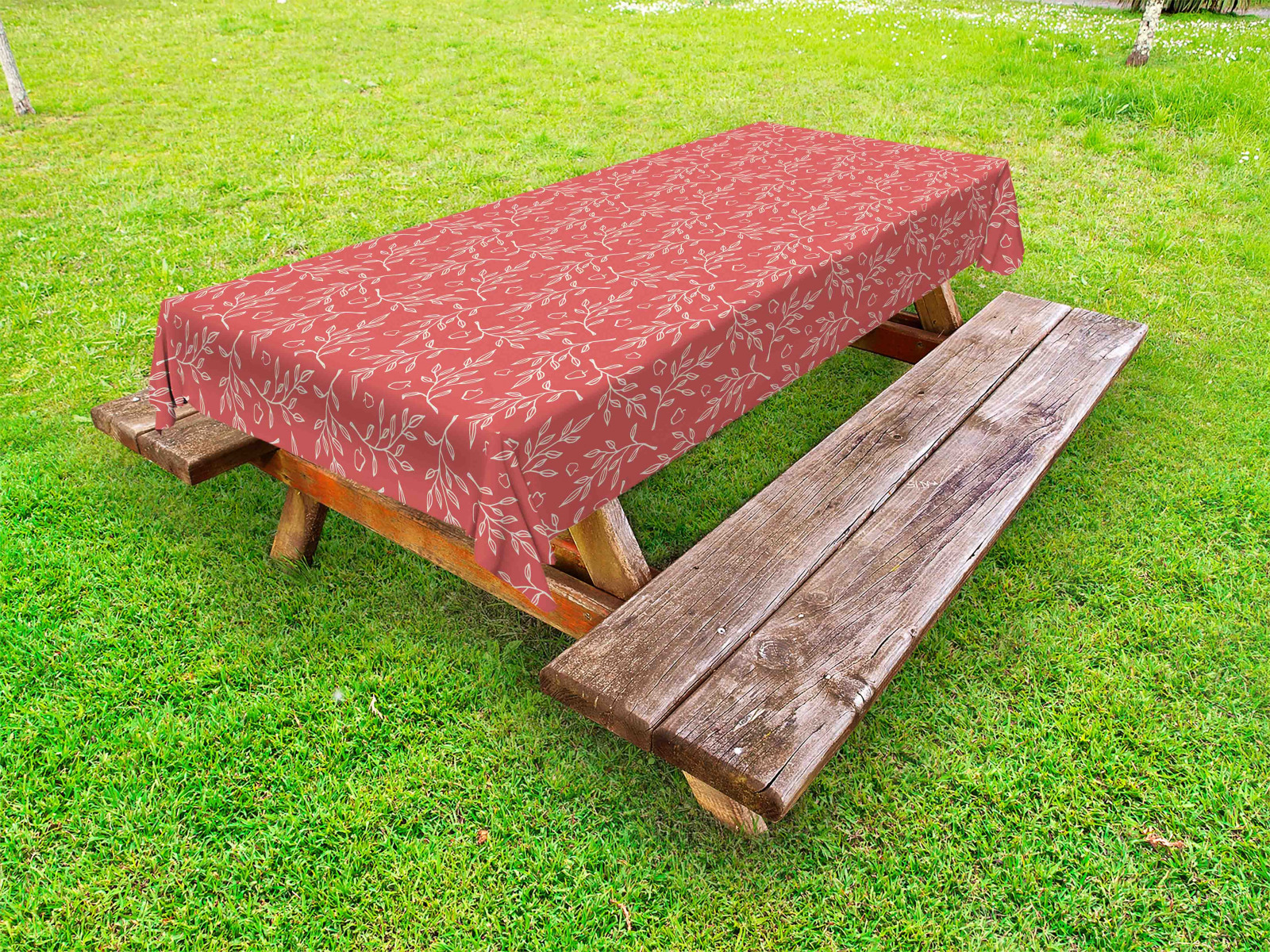 Apfel Outdoor Tischdecke Obst Branchen Handarbeit Stoff Esstisch Digitaldruck 