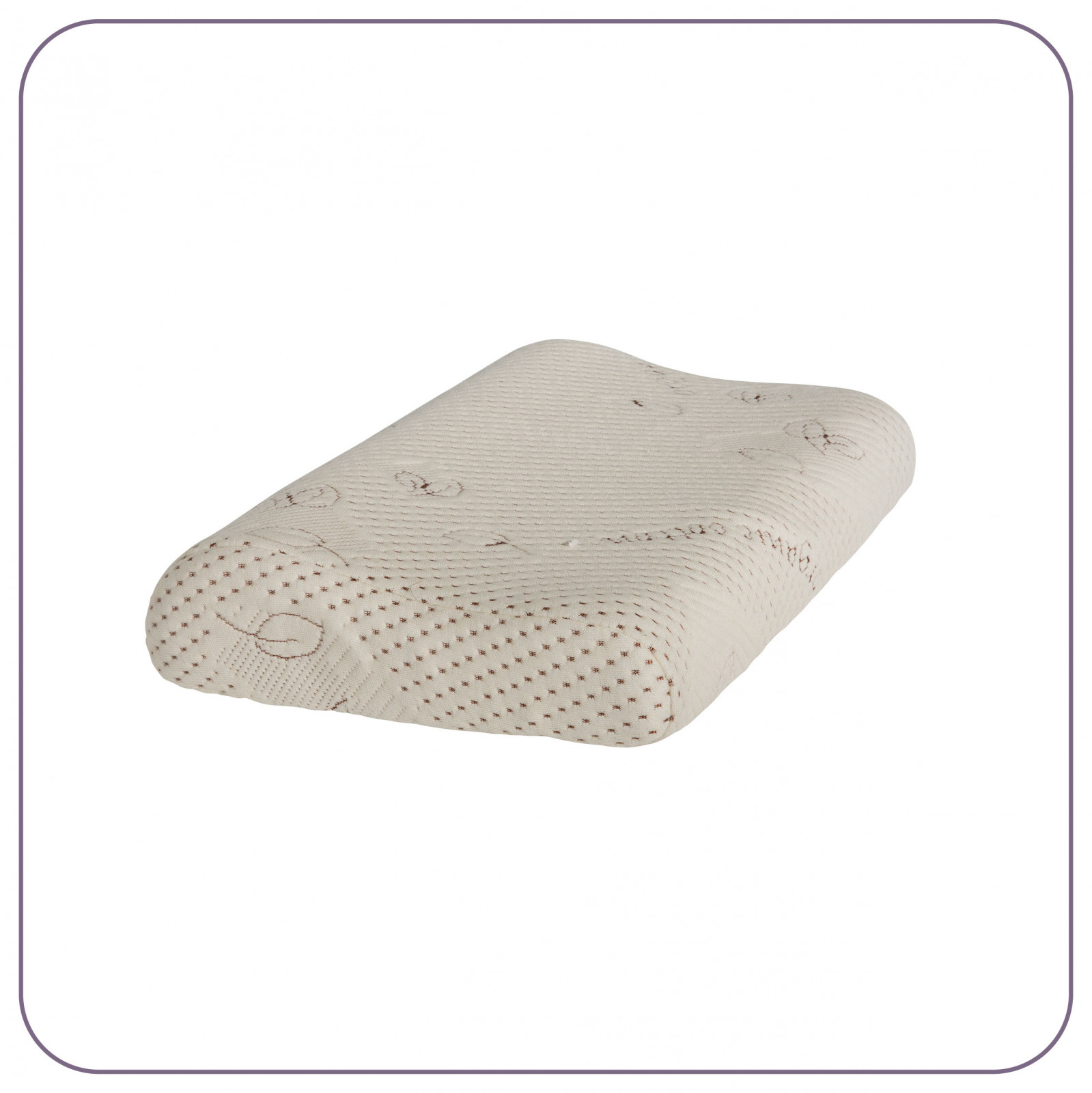 Viskoelastisches Contour Kissen Bio-Baumwollbezug, Seitenschläfer-Schaumstoff... - Bild 2 von 6