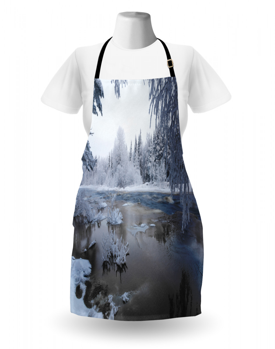 Nordic Snow Nature Icy Apron