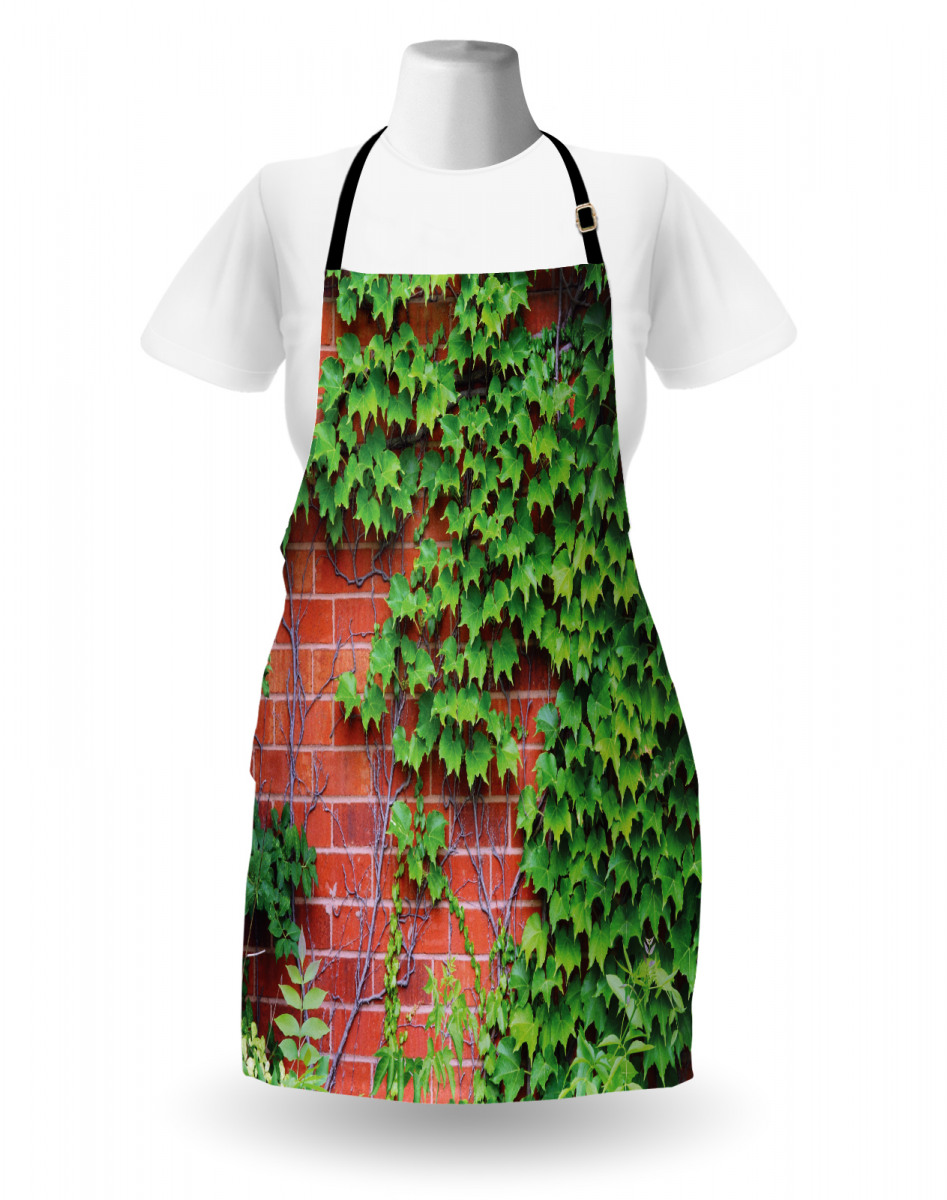 Green Ivy Leaves Nature Apron