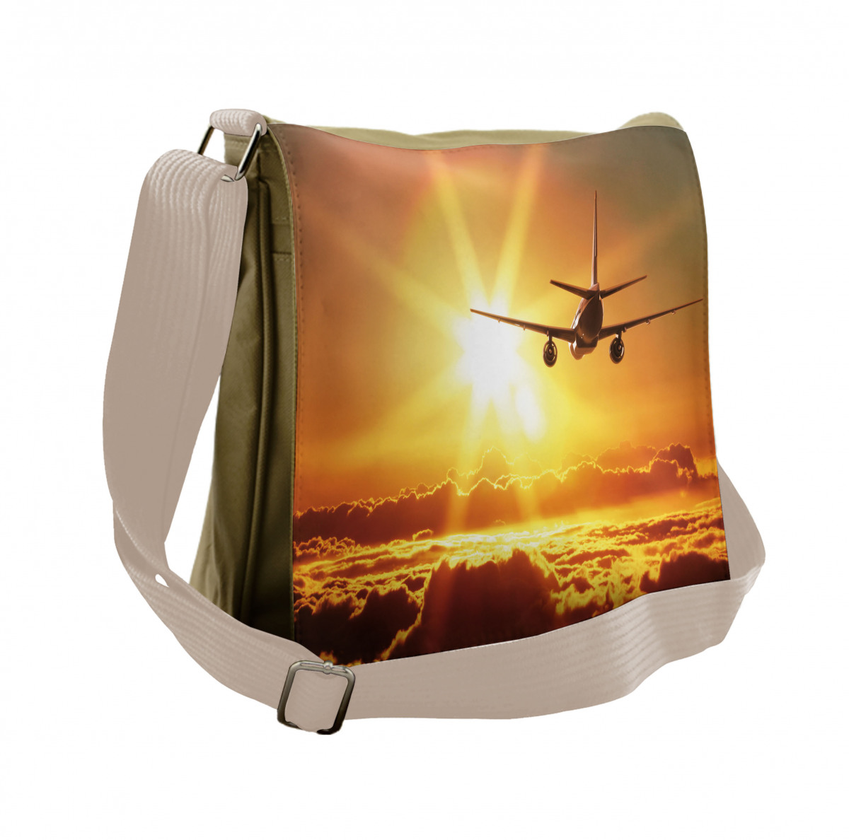 Widebody Jet Air Plane Messenger Bag