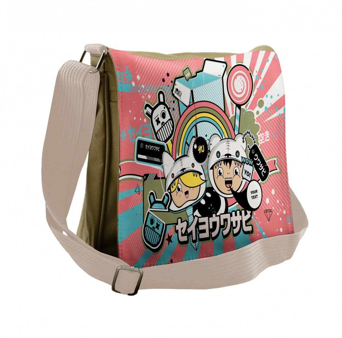 Anime Style Messenger Bag