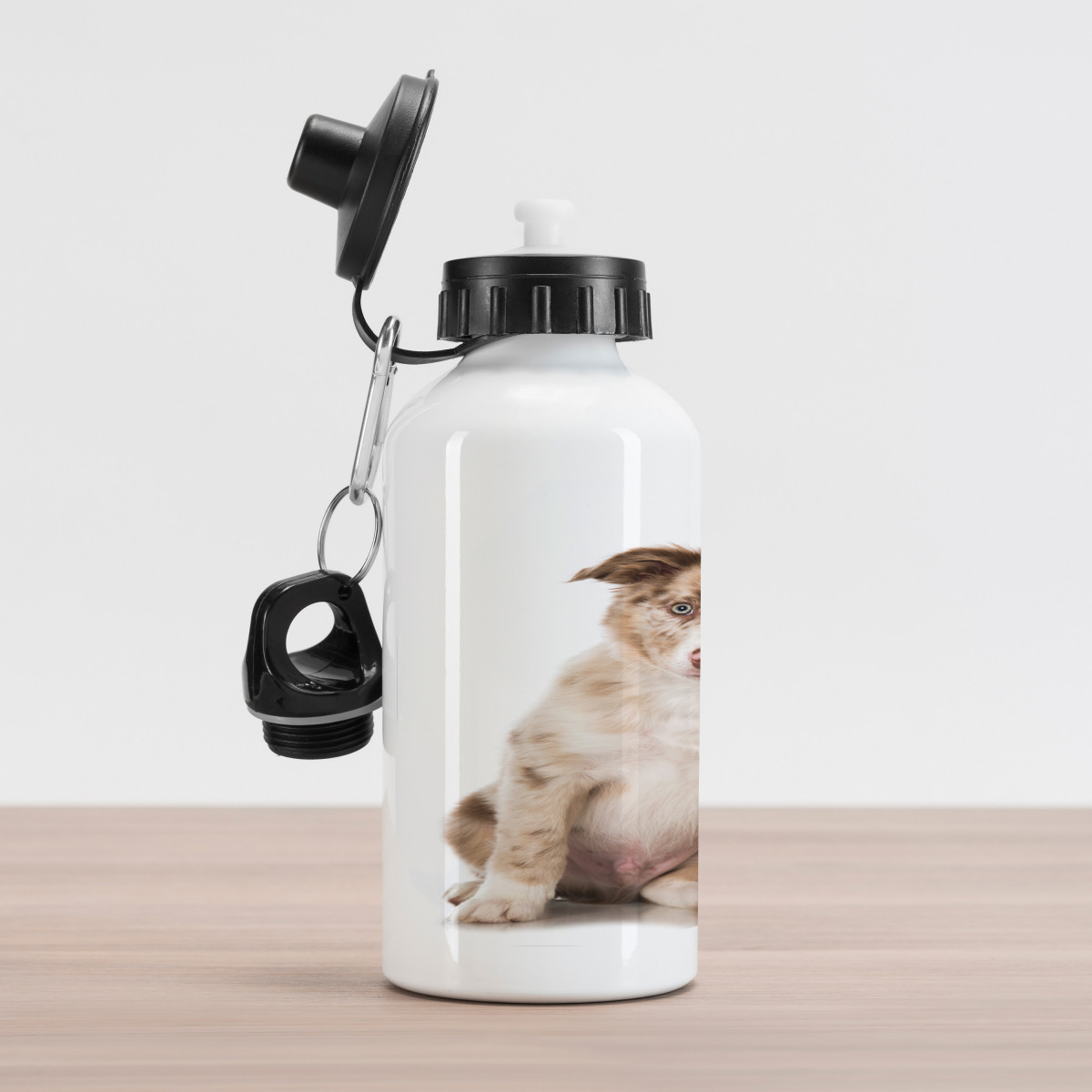 Water Bottle - Border Collie