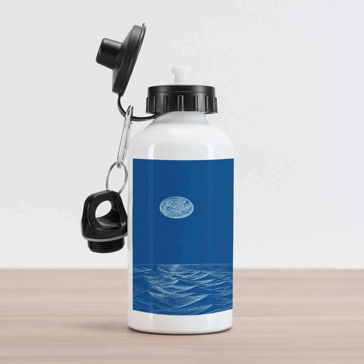 Sail Boat Ship Aluminum Water Bottle