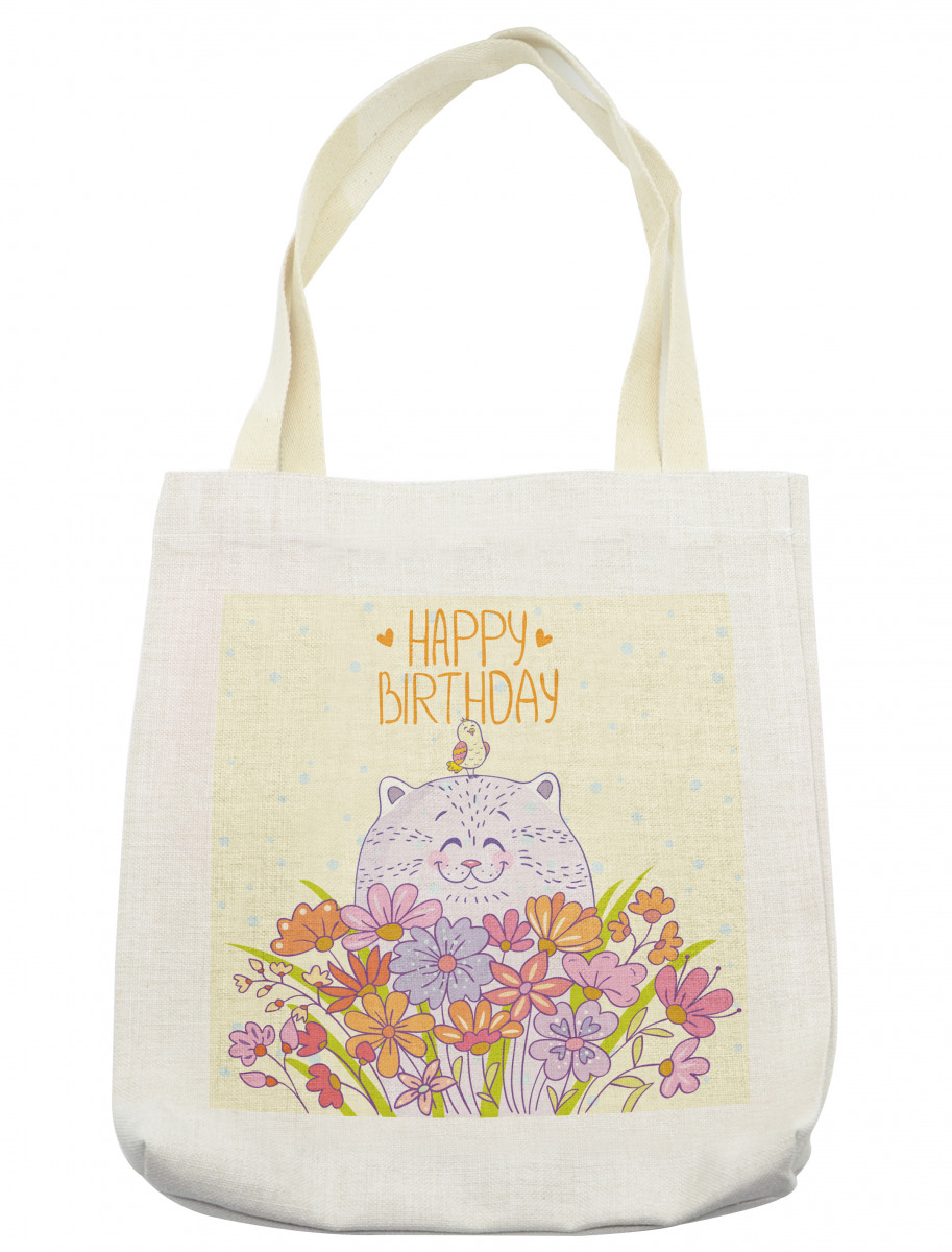 Birth Flower Tote Bag