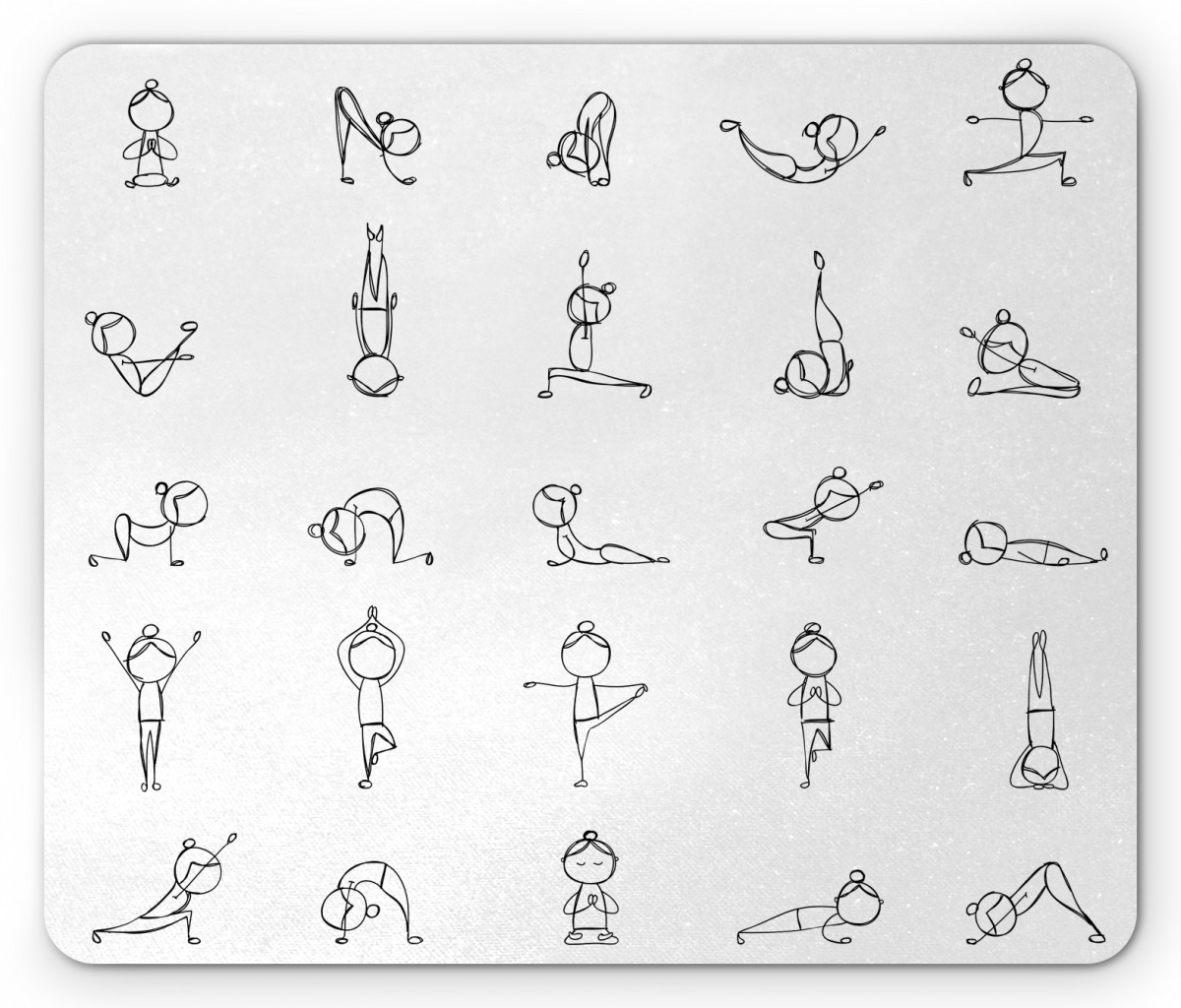 Stick Figure Man Sequence Poses Of Sun Salutation Surya Namaskar Vector  Illustration Icon Set Yoga Male Healthy Lifestyle Pictogram On White  Background Stock Illustration - Download Image Now - iStock