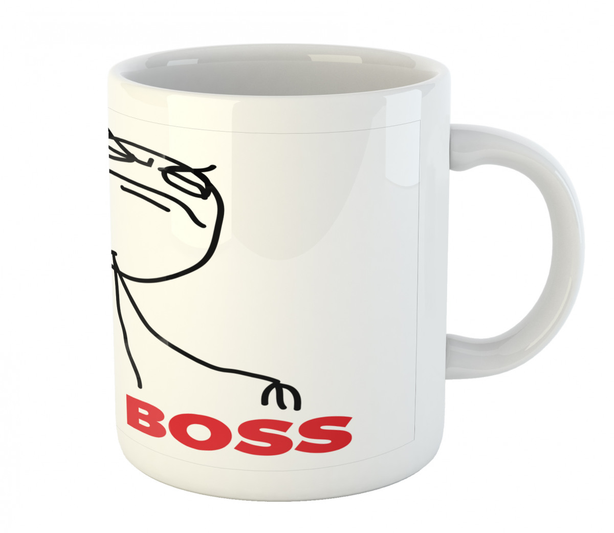 MUG STICKMAN MEME WHITE 11oz