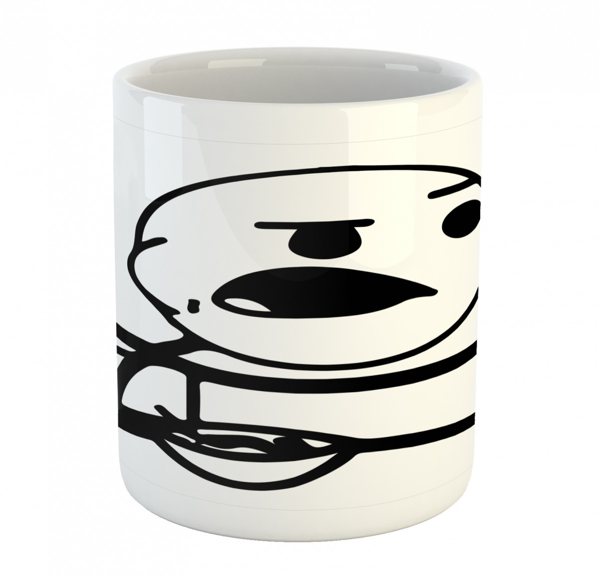 Grumpy Forever Alone Guy Mug