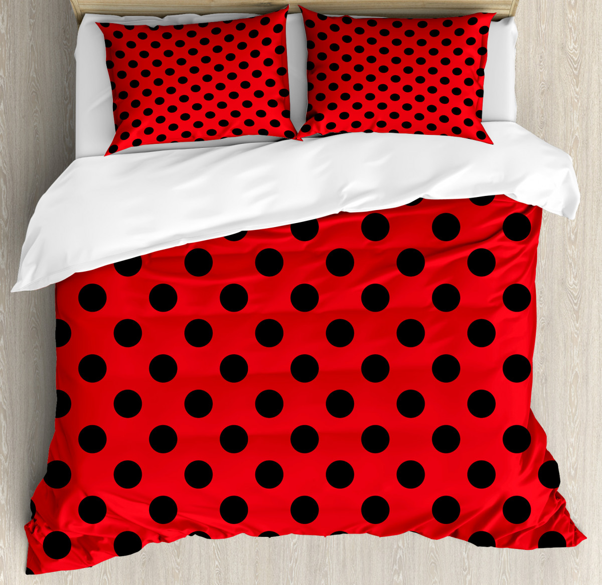 Pop Art Polka Dots Duvet Cover Set