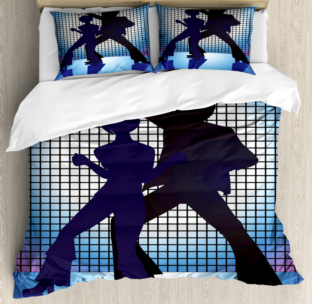 Couple Dance Floor Fun Duvet Cover Set