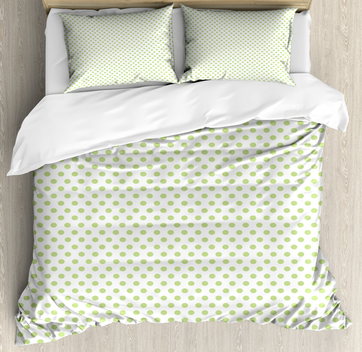 Vintage Retro Polka Dots Duvet Cover Set