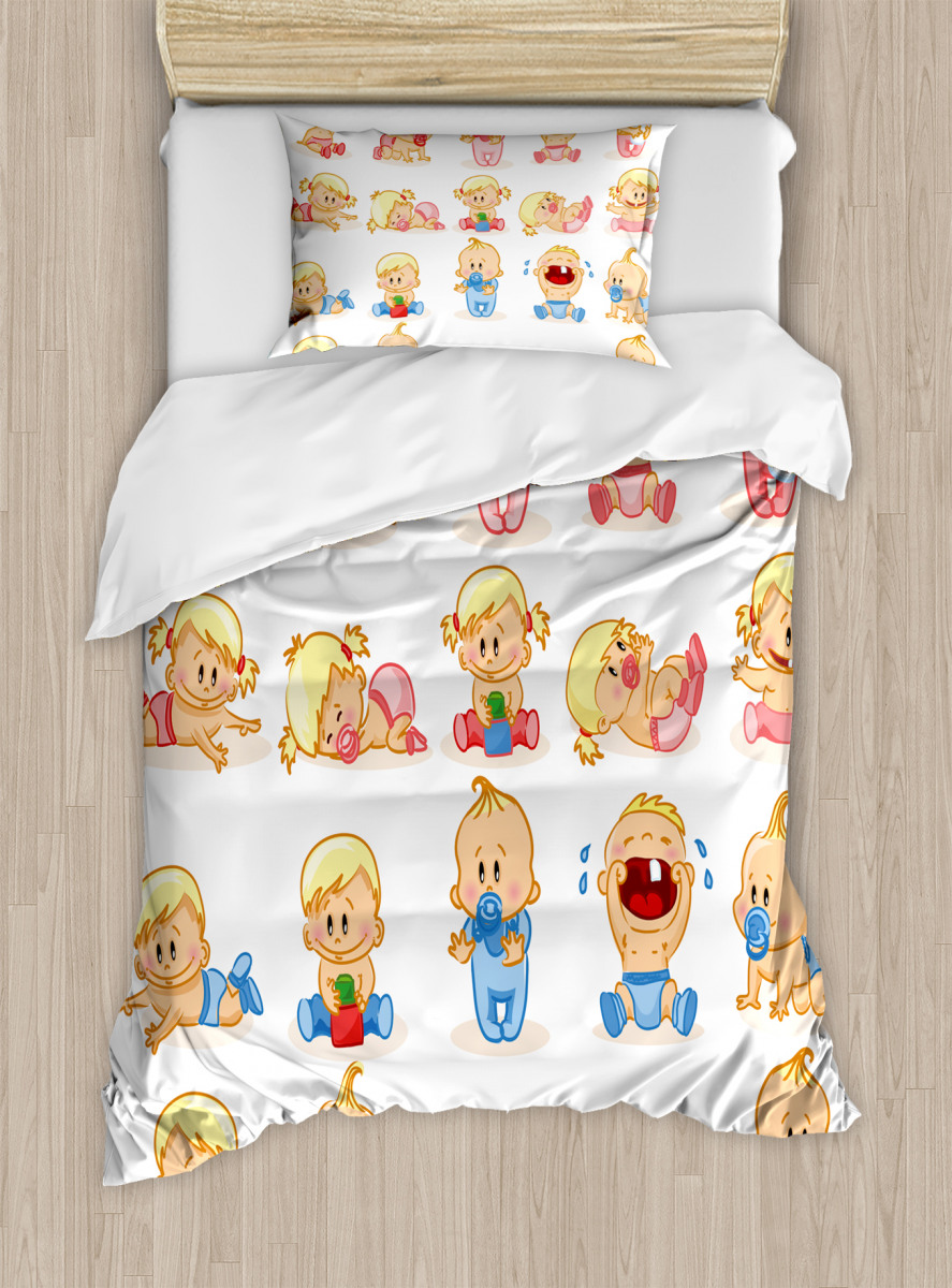 Newborn Gestures Duvet Cover Set