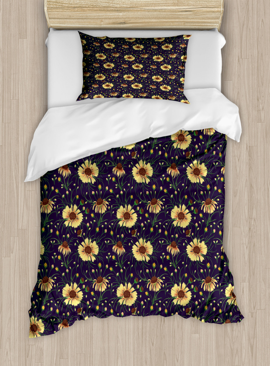 Vintage Botanical Herbs Duvet Cover Set