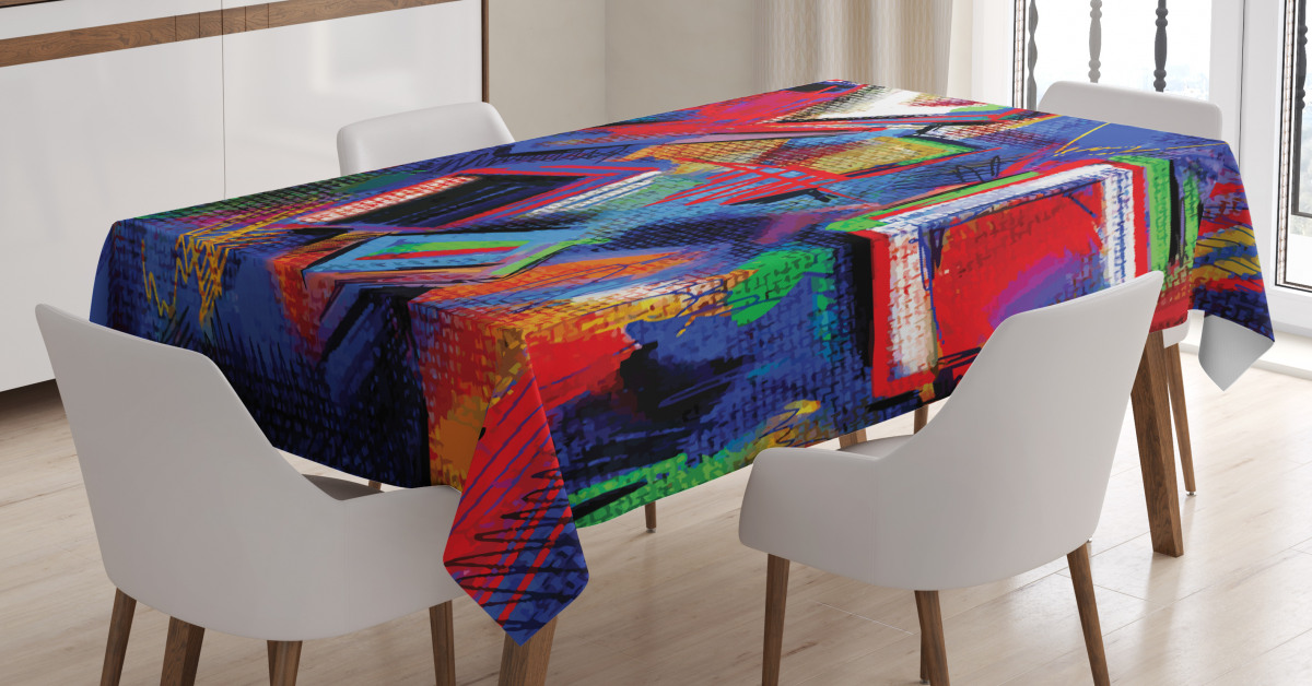Modern Art Picture Tablecloth