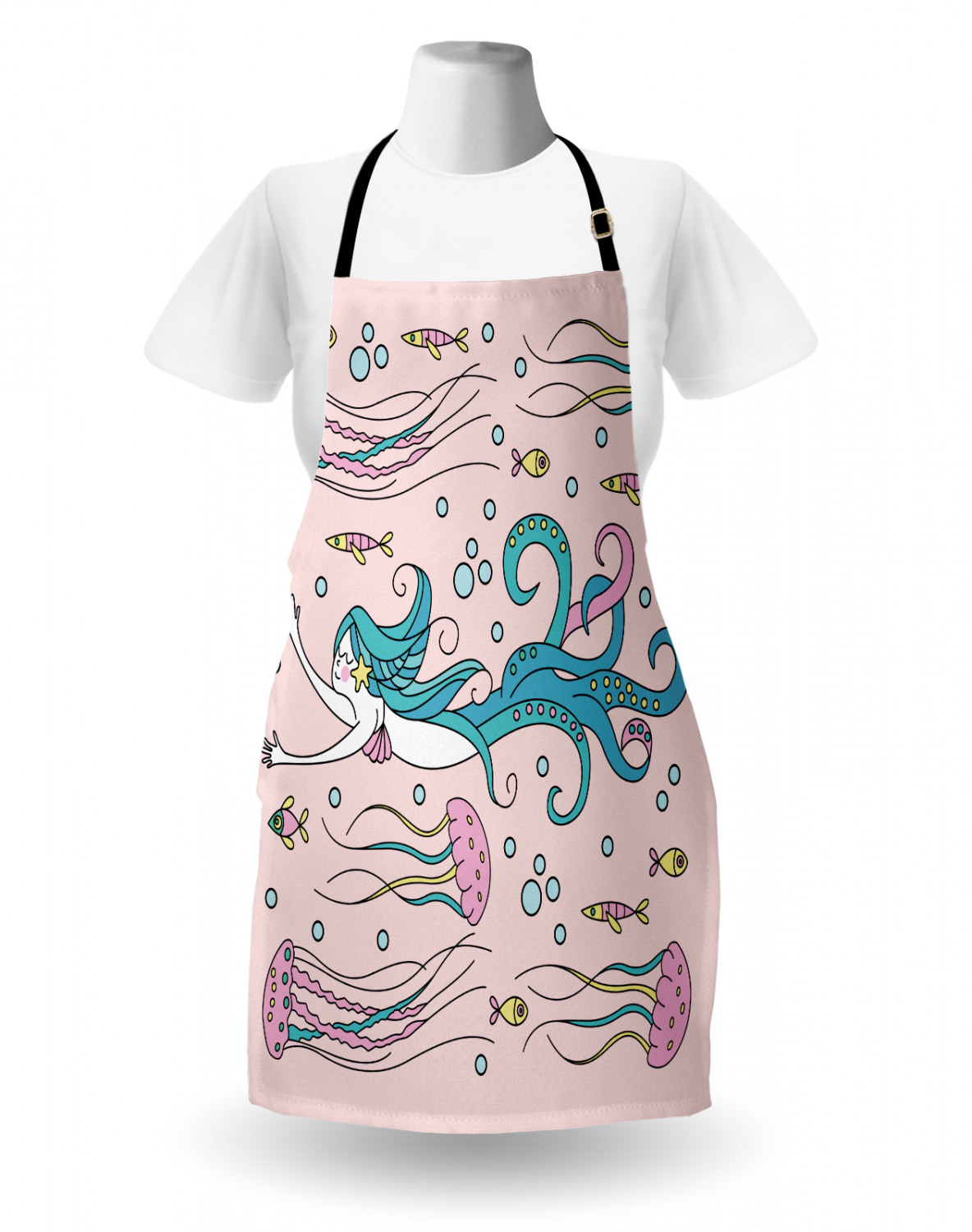 Details about   Ambesonne Apron with Adjustable Strap Gardening and Cooking 