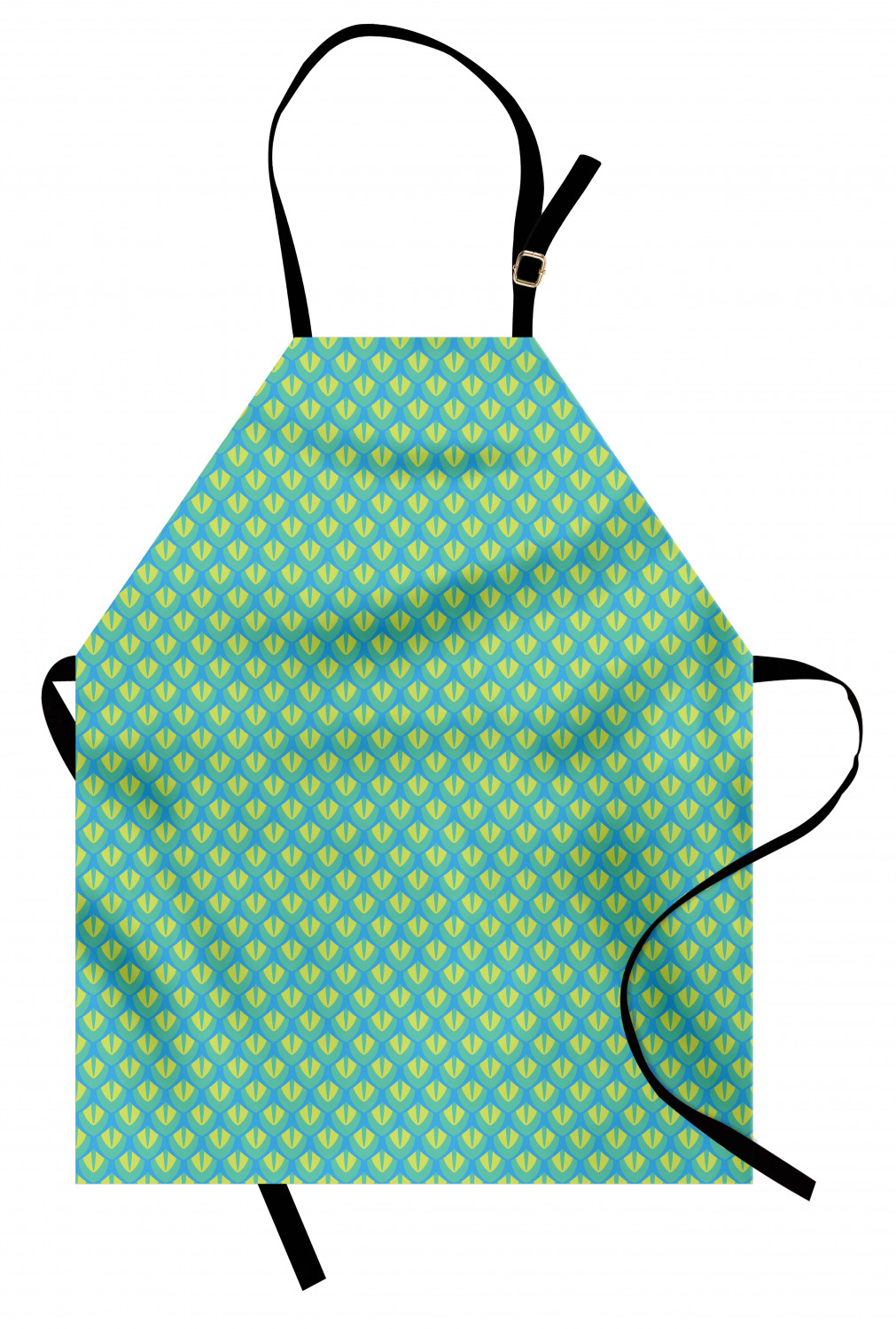 Ambesonne Apron Bib with Adjustable Neck Strap for Garden Cooking Standard Size