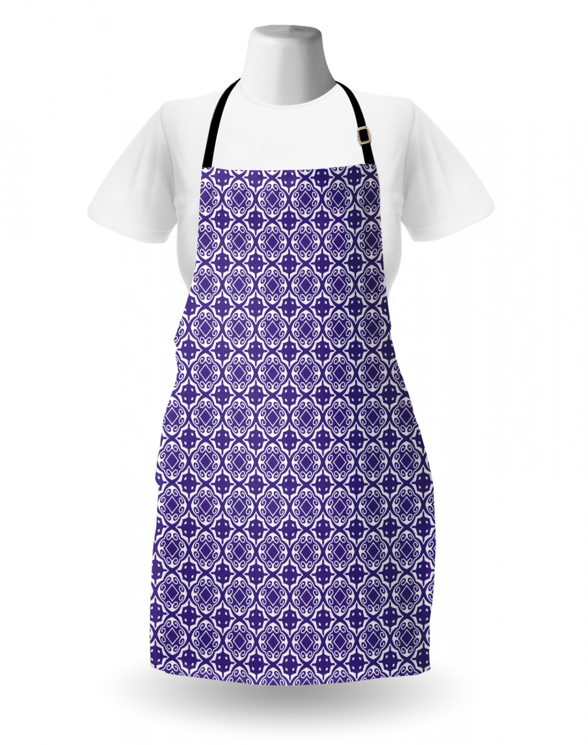 Ambesonne Apron Bib Adjustable Strap for Gardening Cooking Unisex Vivid Colors