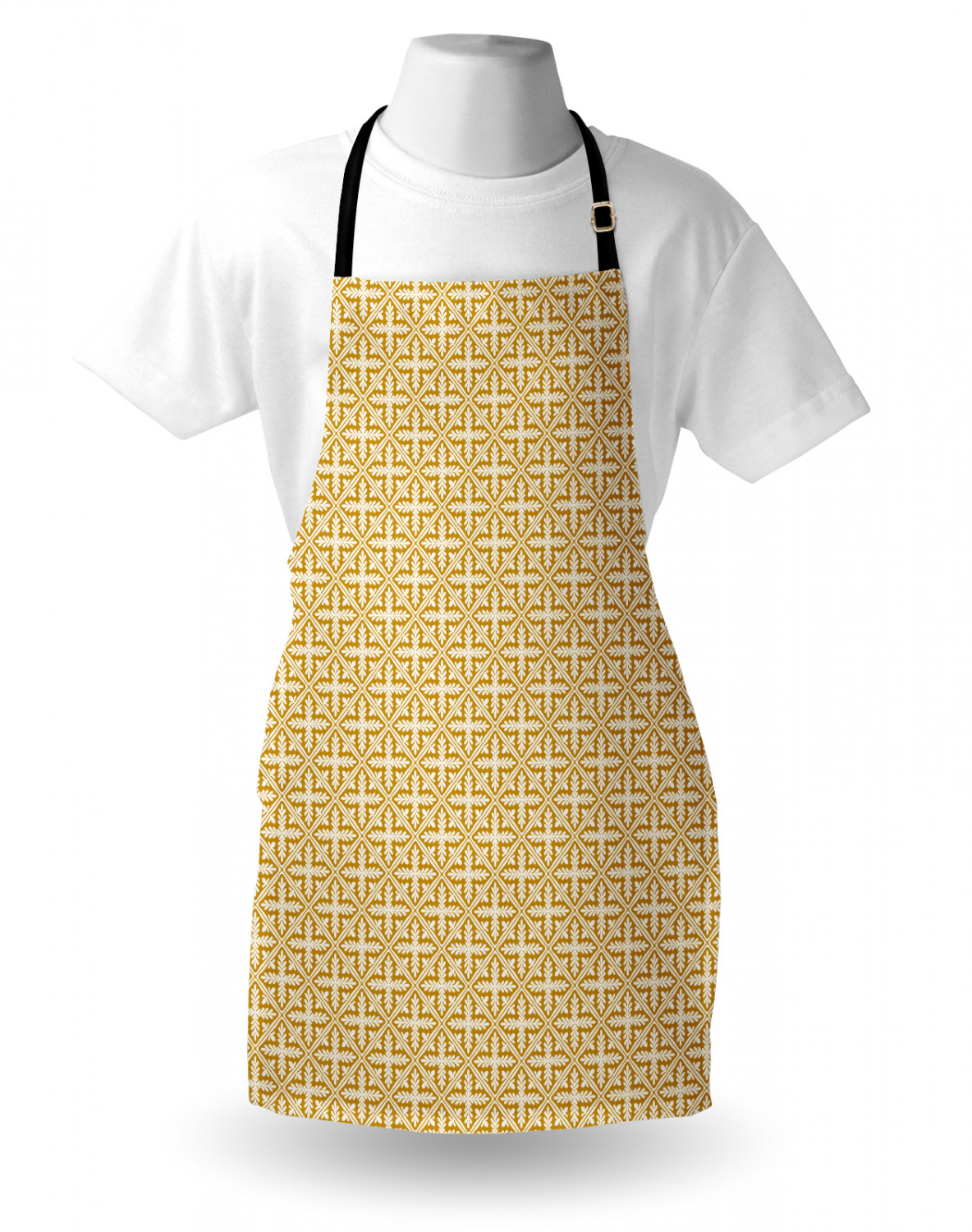 Ambesonne Apron Bib Adjustable Strap for Gardening Cooking Unisex Vivid Colors