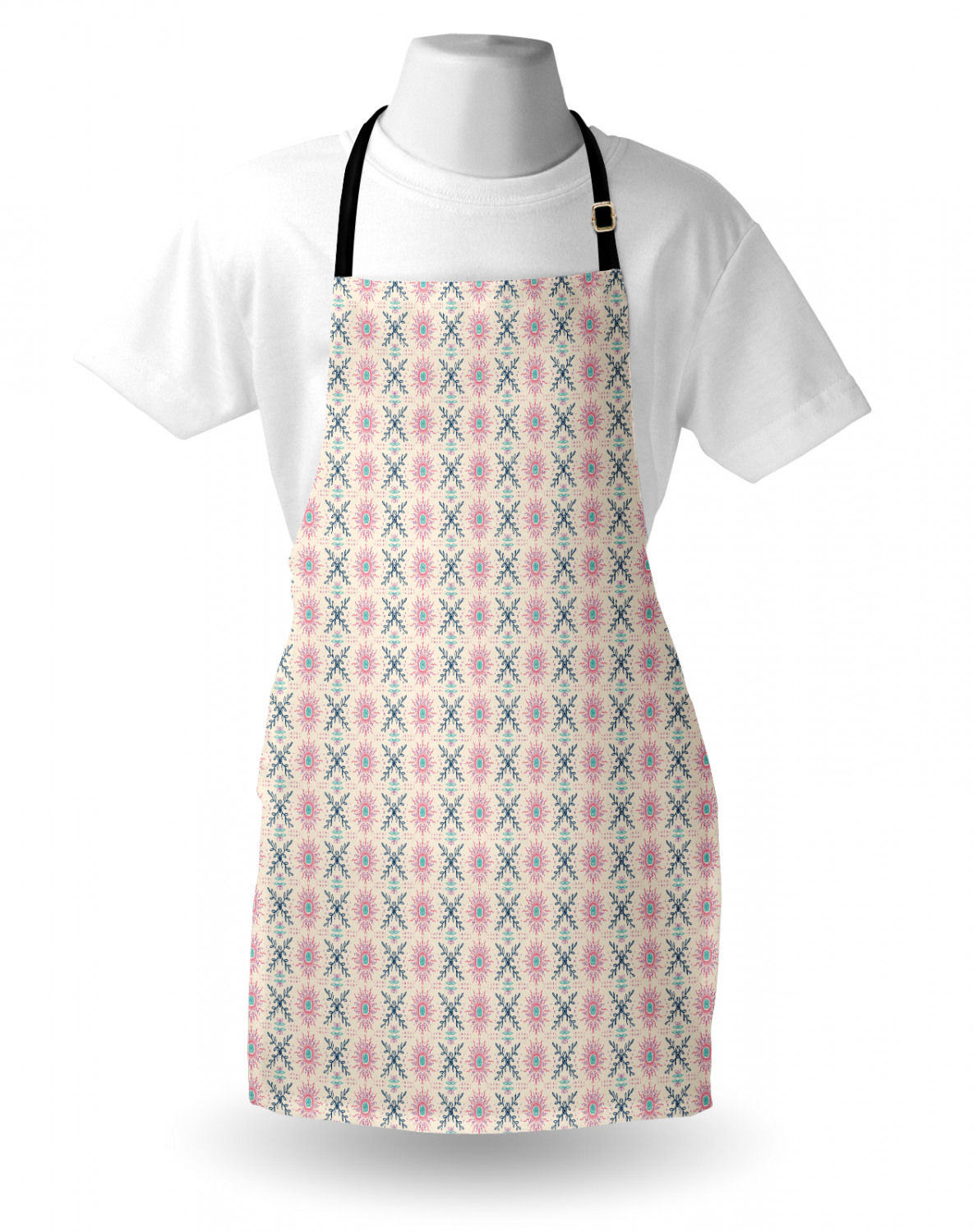 Ambesonne Apron Bib Adjustable Strap for Gardening Cooking Unisex Vivid Colors