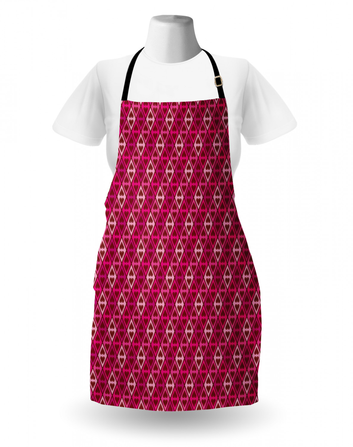 Ambesonne Apron Bib Adjustable Strap for Gardening Cooking Unisex Vivid Colors