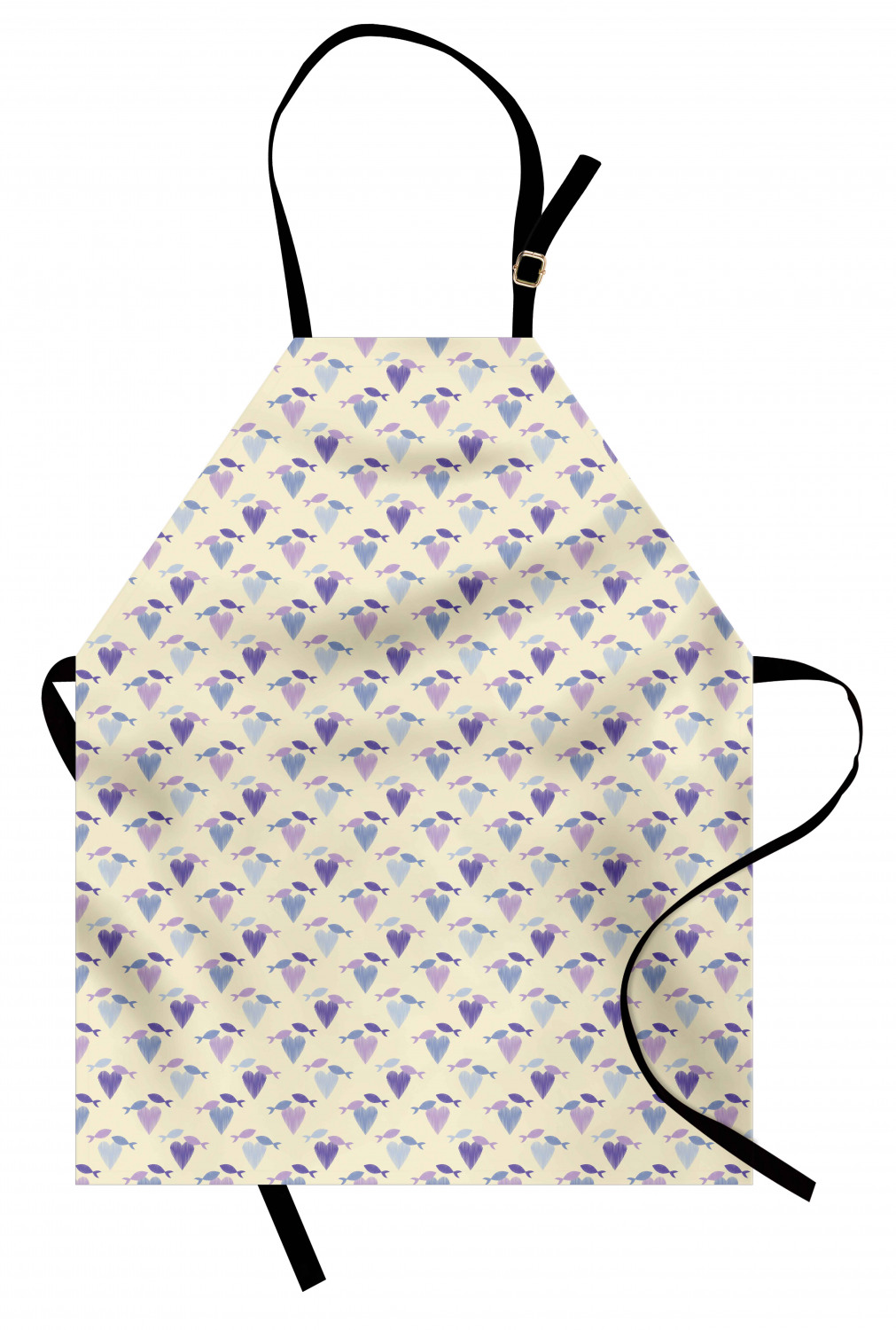 Ambesonne Apron Bib Adjustable Strap for Gardening Cooking Unisex Vivid Colors