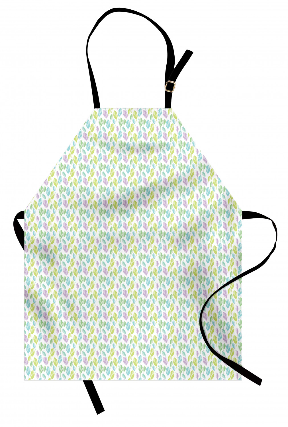 Apron Adjustable Black Strap for Garden Cooking Unisex Standard Size Ambesonne