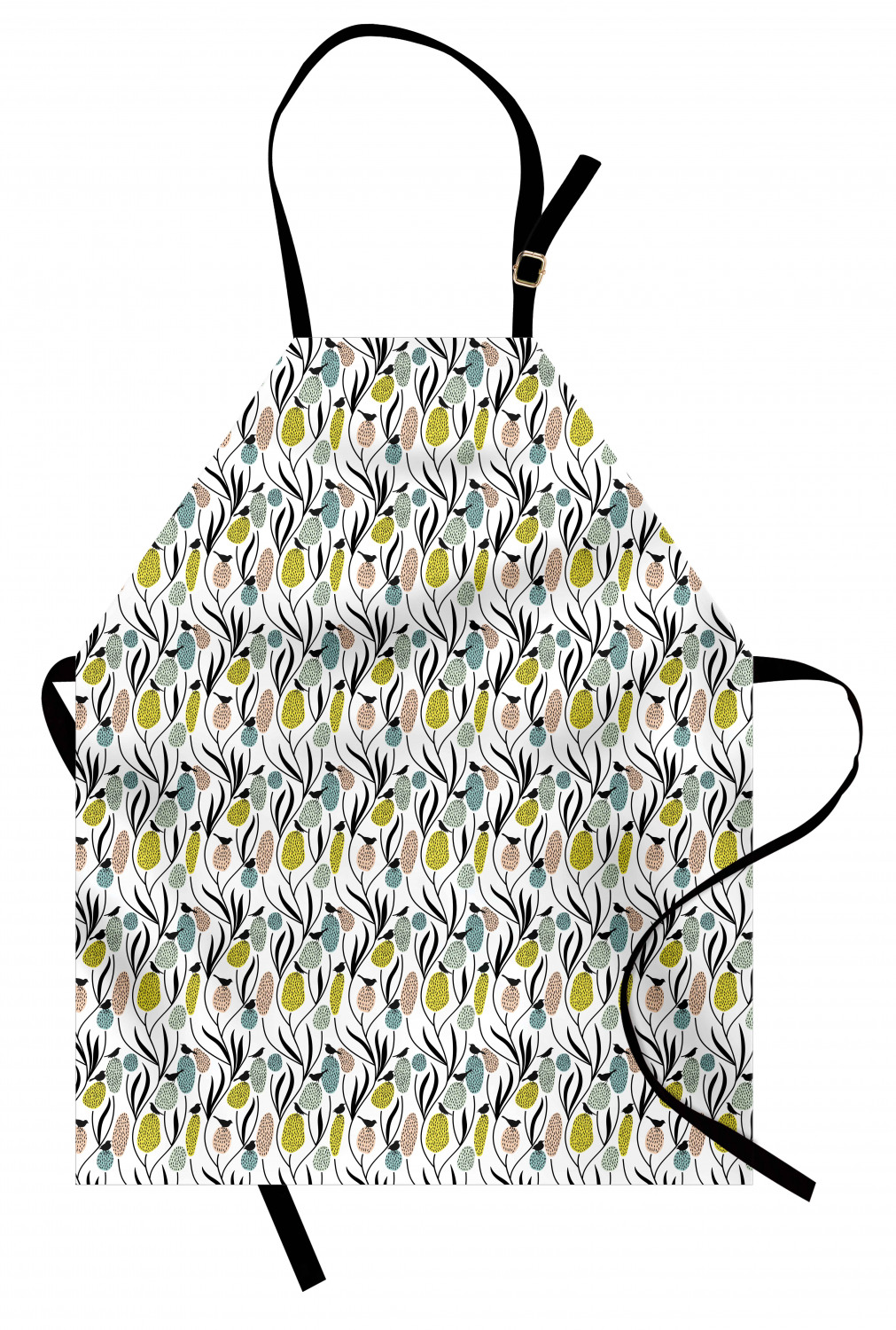 Ambesonne Spring Kids Apron Boys Girls Apron Bib Cooking & Painting