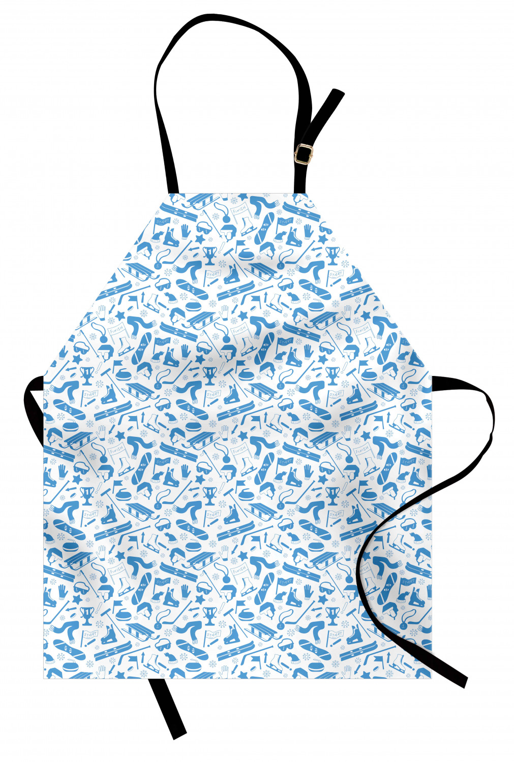 Ambesonne Apron Adjustable Strap for Gardening and Cooking Standard Size