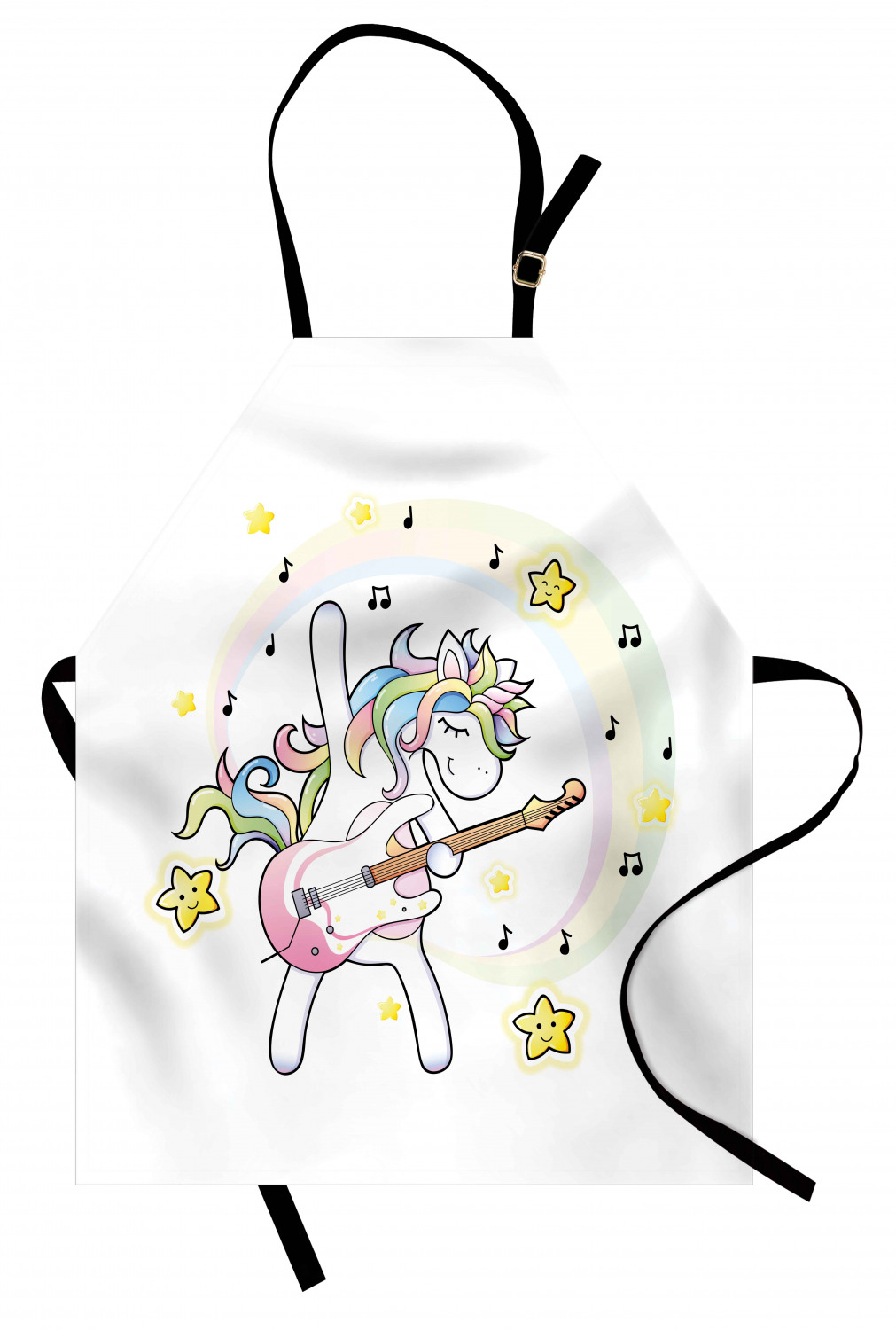 Ambesonne Rainbow Fun Kids Apron Boys Girls Apron Bib Cooking & Painting