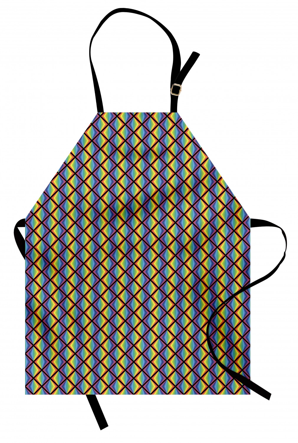 Ambesonne Rainbow Fun Kids Apron Boys Girls Apron Bib Cooking & Painting