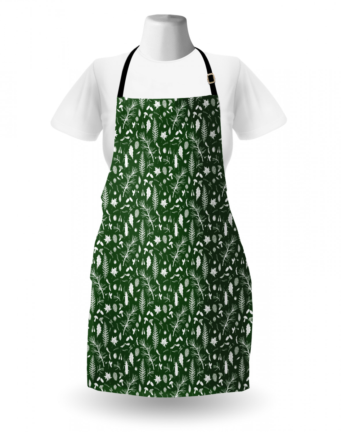 Ambesonne Apron Adjustable Strap for Gardening and Cooking Standard Size