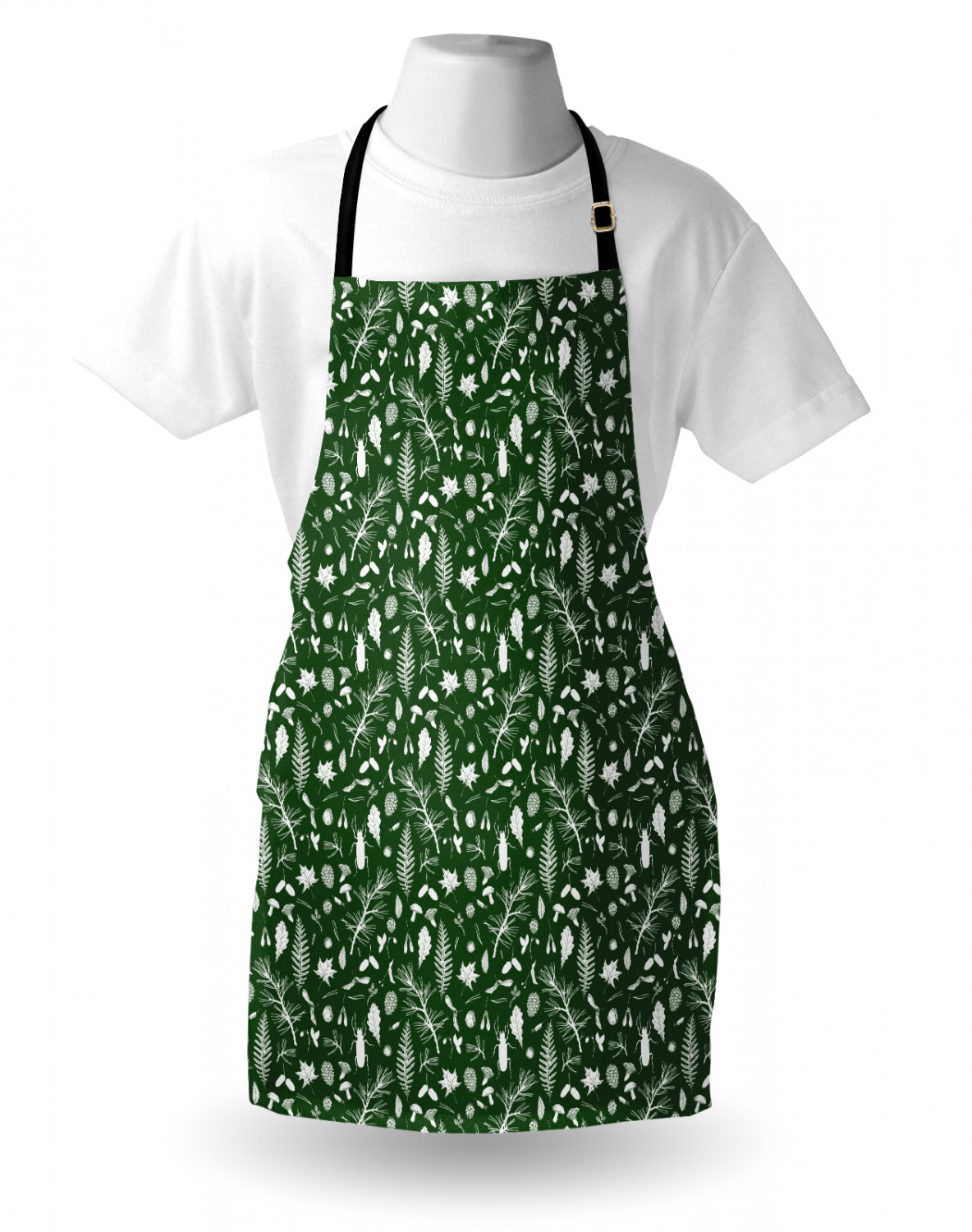 Ambesonne Apron Adjustable Strap for Gardening and Cooking Standard Size