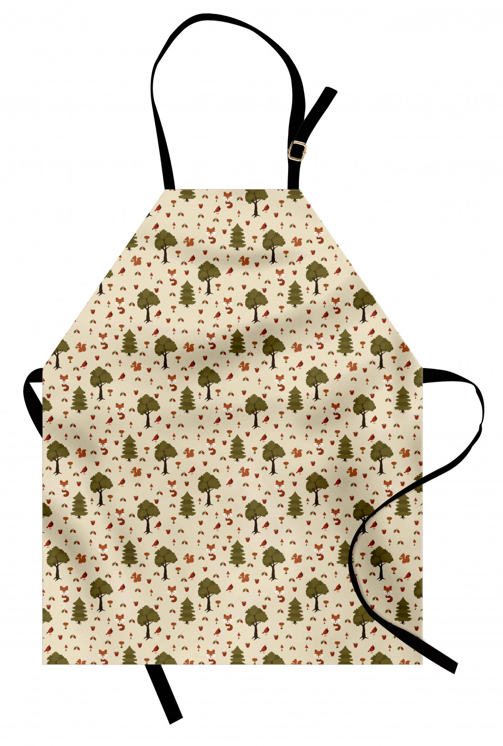 Ambesonne Apron Adjustable Strap for Gardening and Cooking Standard Size