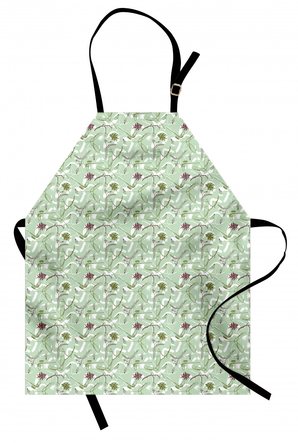 Ambesonne Apron Adjustable Strap for Gardening and Cooking Standard Size