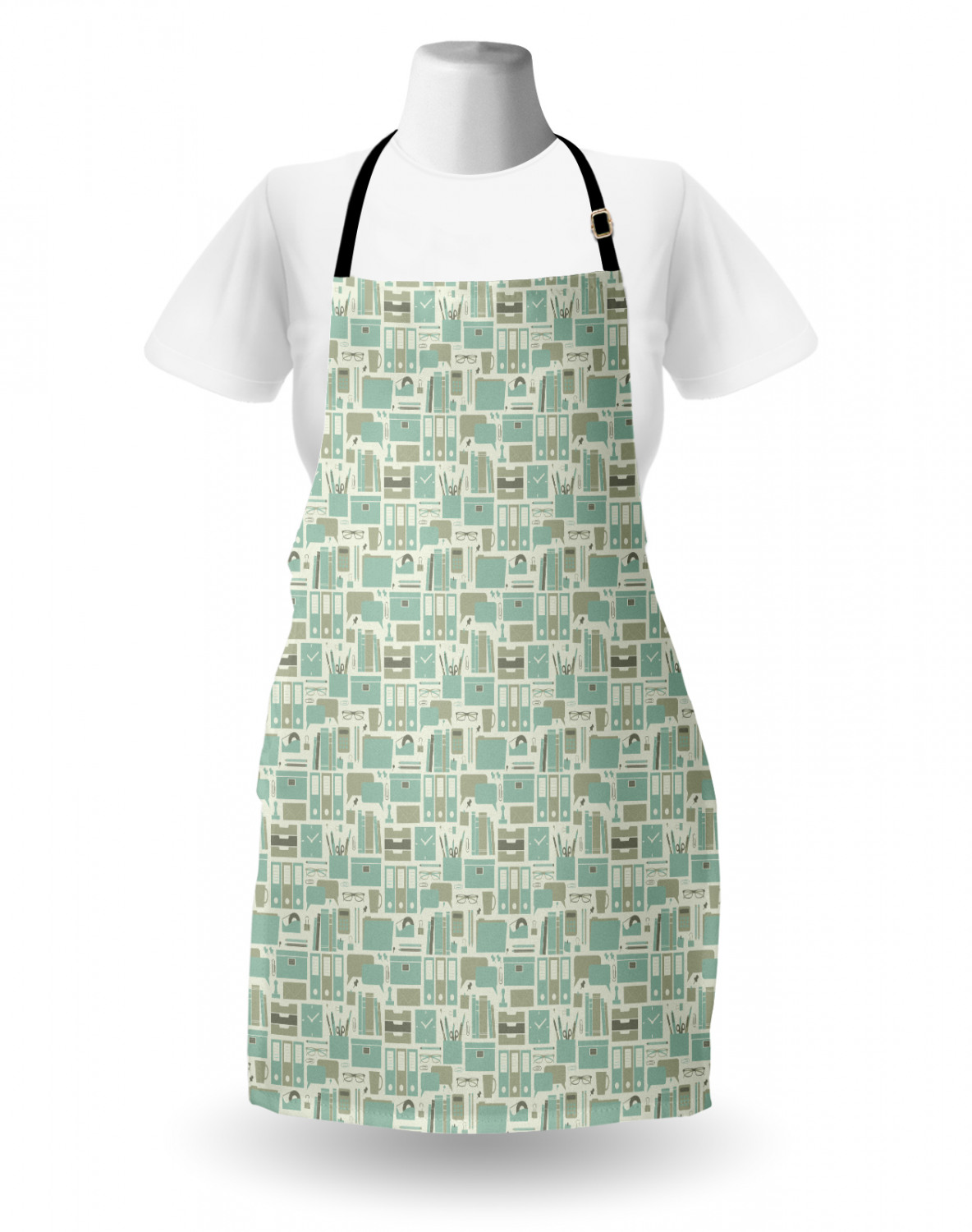 Ambesonne Apron with Adjustable Black Strap for Garden Cooking Standard Size - Picture 116 of 120