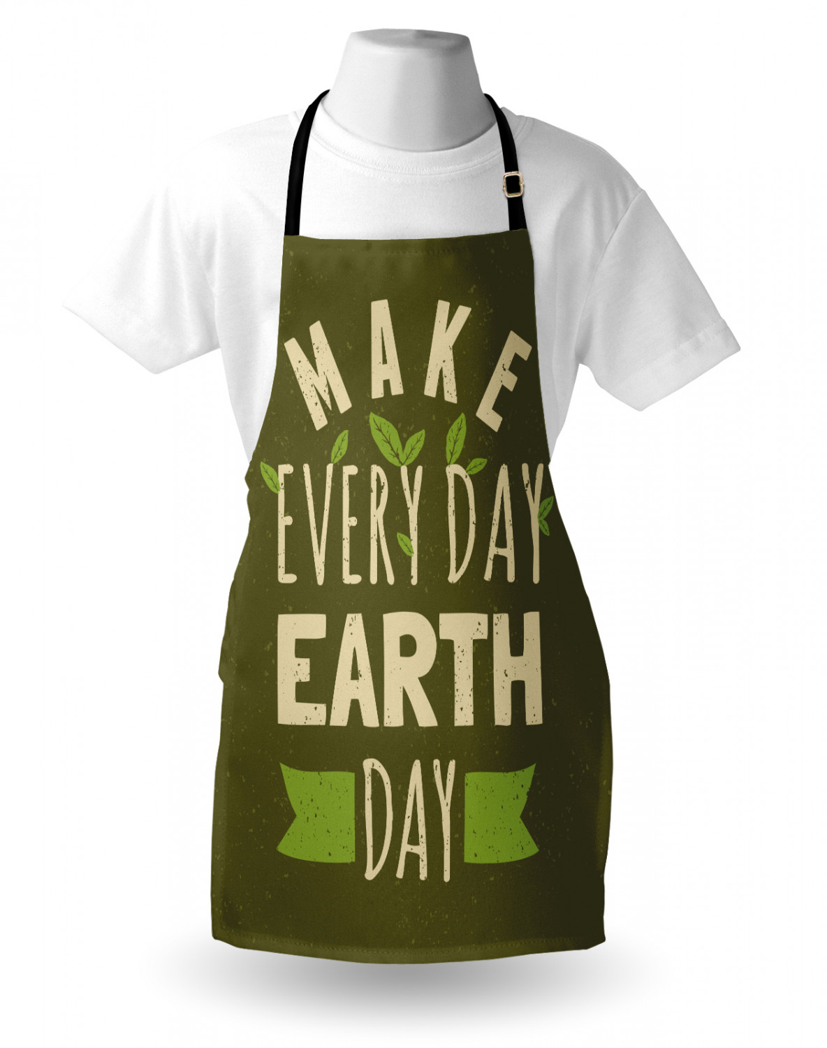 Ambesonne Apron with Adjustable Black Strap for Garden Cooking Standard Size - Picture 114 of 120