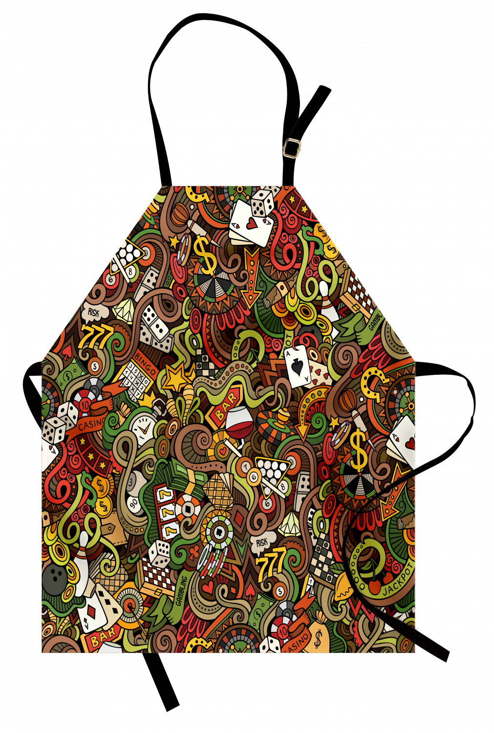 Ambesonne Apron Adjustable Strap for Gardening