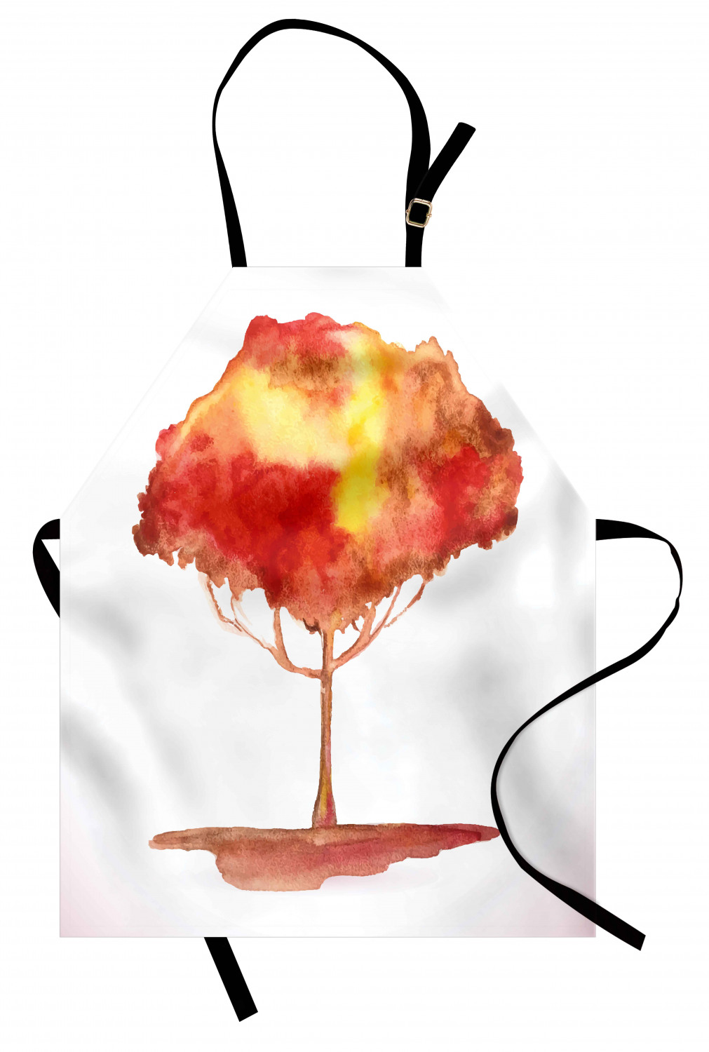 Ambesonne Unisex Vivid Colors Apron Bib with Adjustable Strap for Gardening