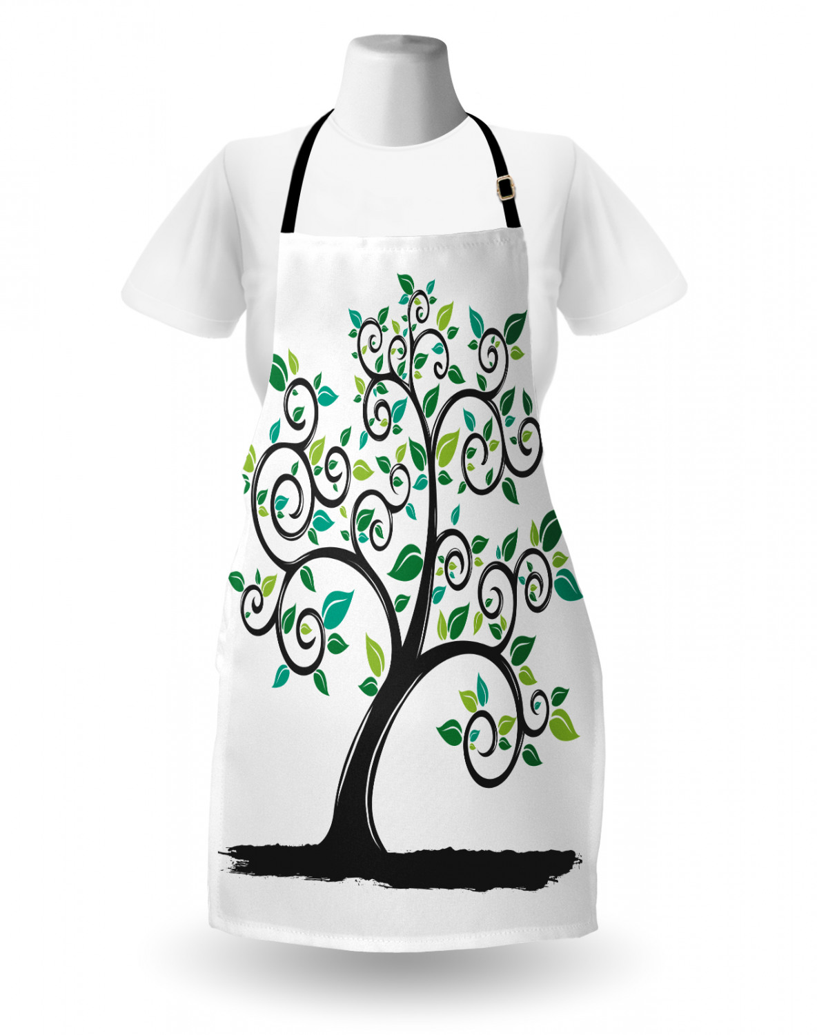 Ambesonne Unisex Vivid Colors Apron Bib with Adjustable Strap for Gardening