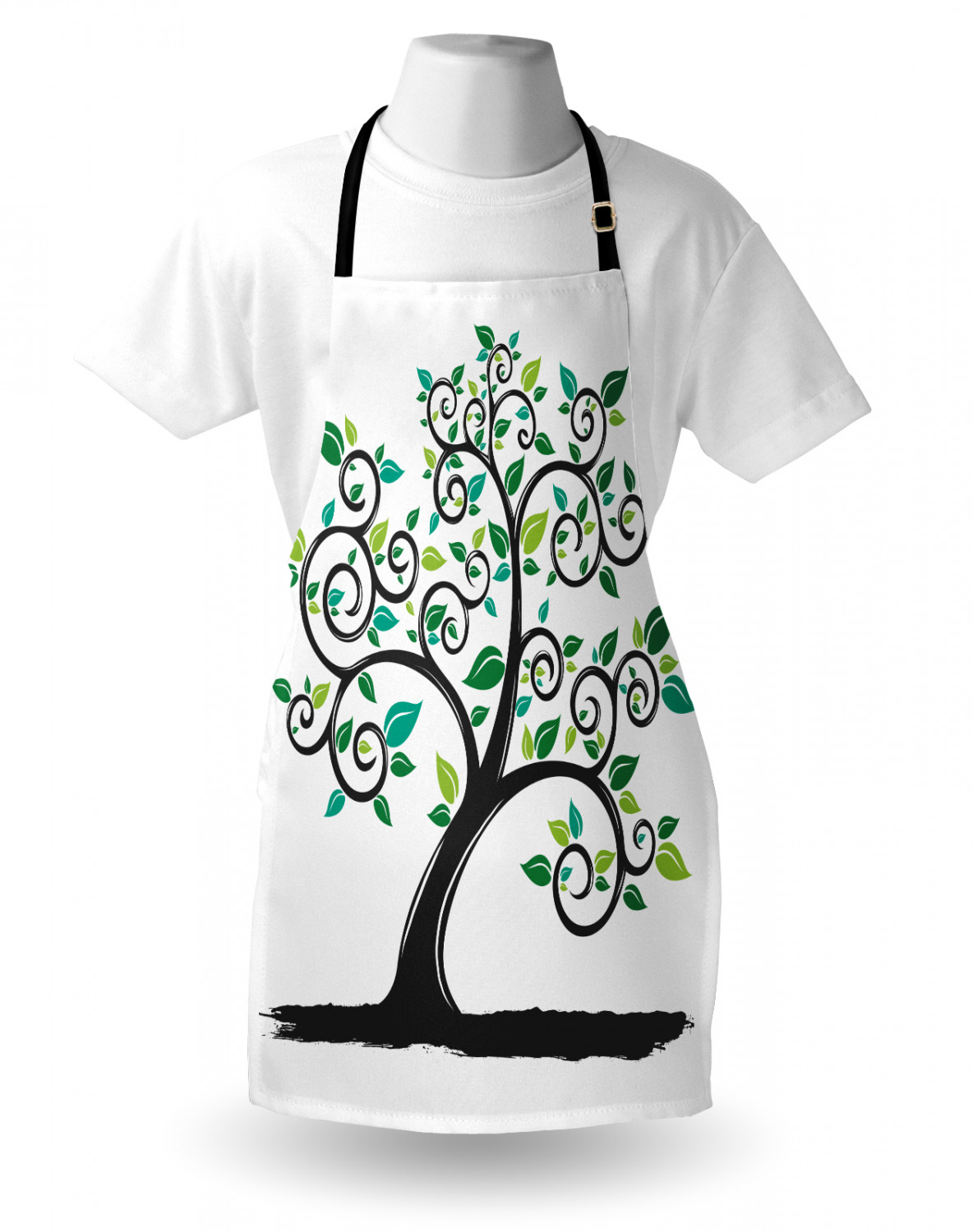 Ambesonne Unisex Vivid Colors Apron Bib with Adjustable Strap for Gardening