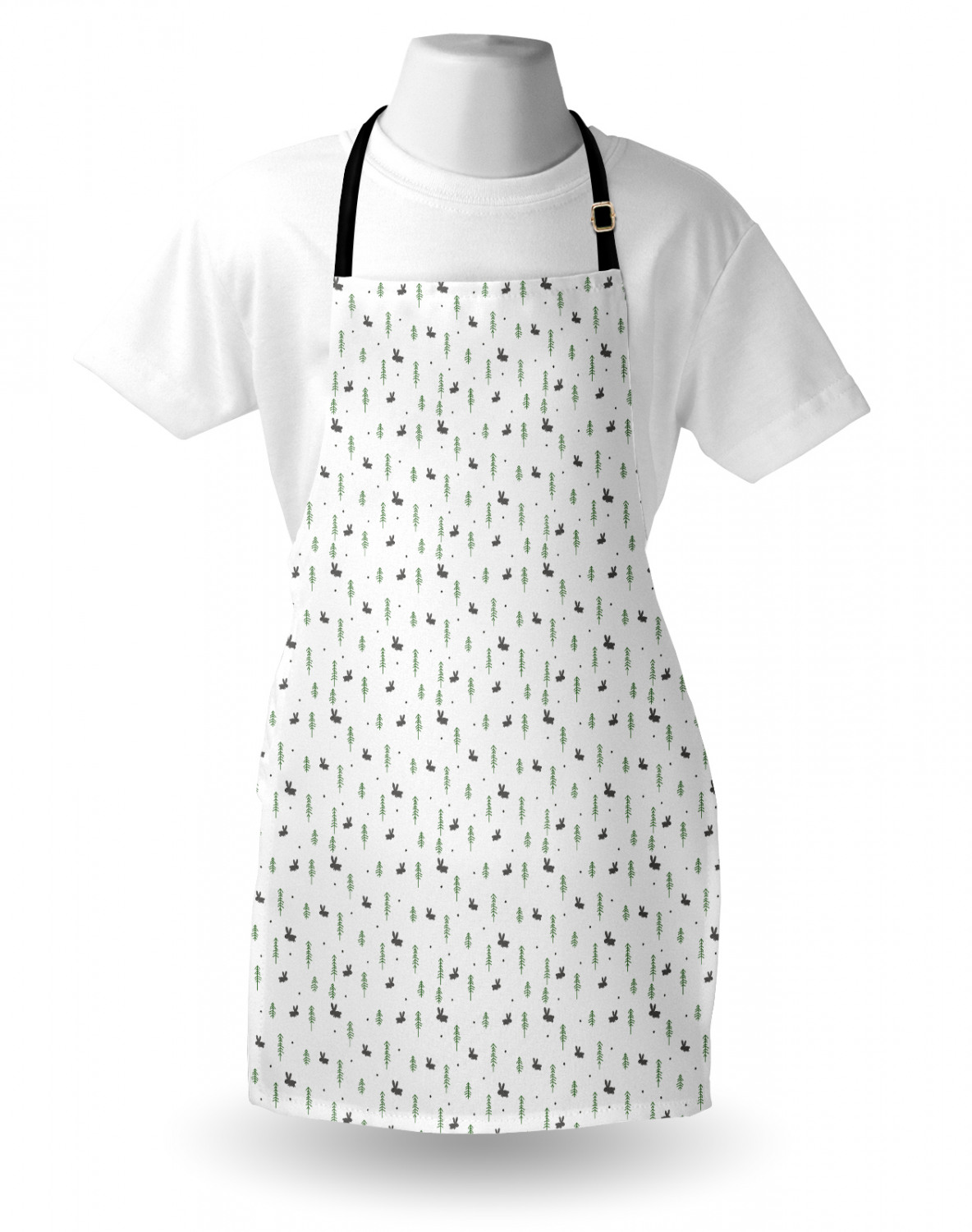 Ambesonne Unisex Vivid Colors Apron Bib with Adjustable Strap for Gardening