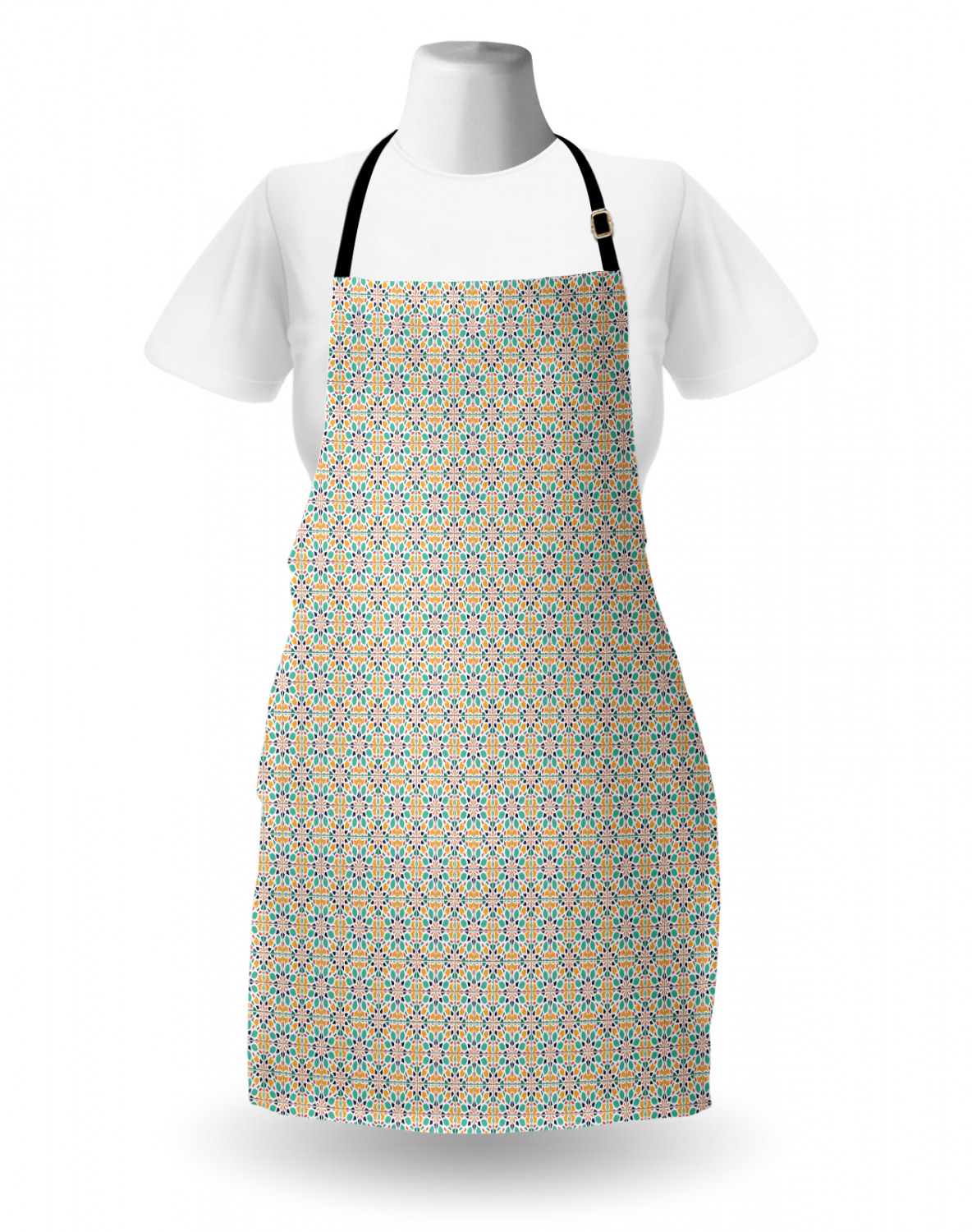 Ambesonne Apron Adjustable Neck Strap for Garden Cooking Standard Size - Picture 77 of 132